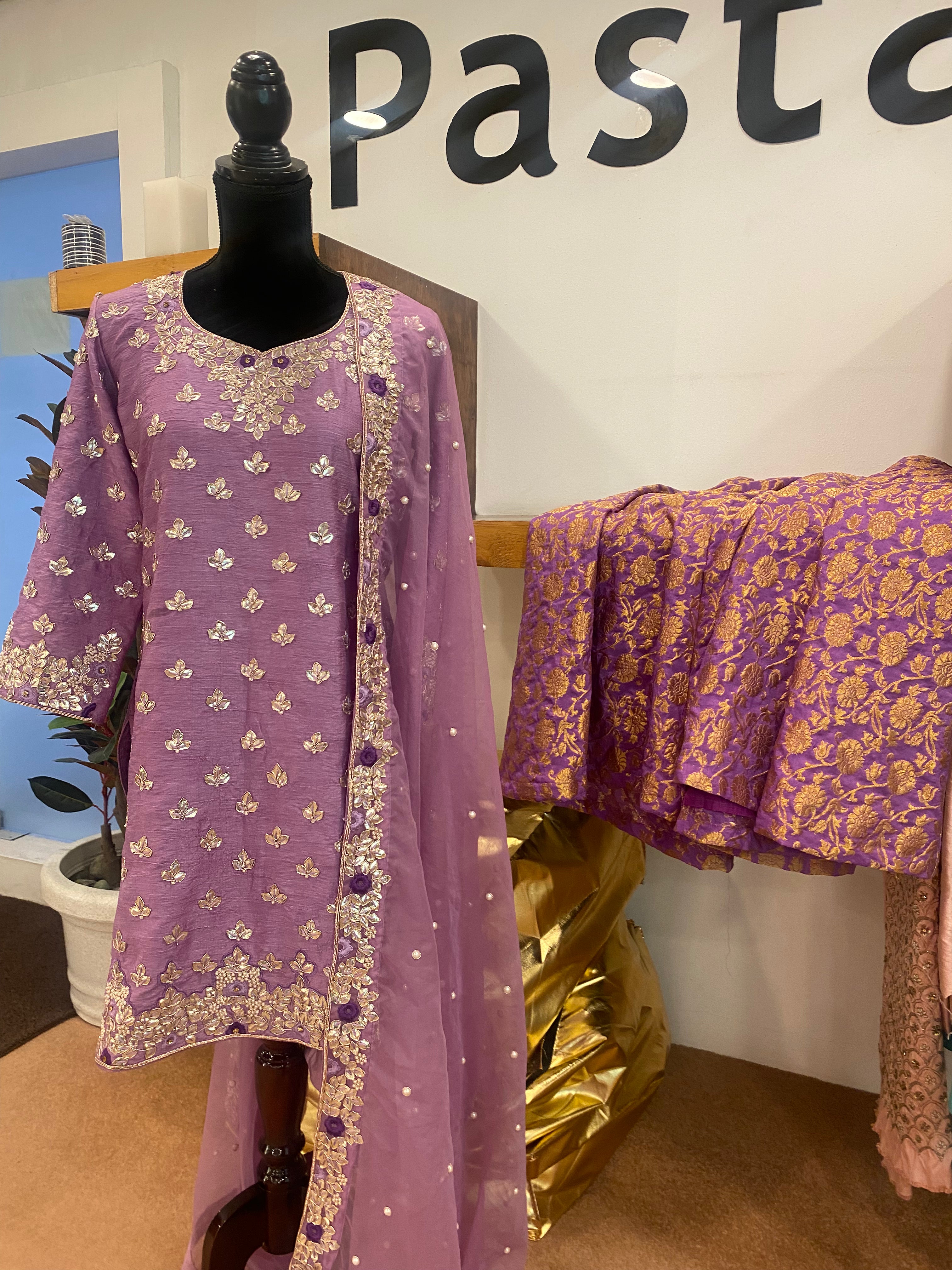 Gottapatti sharara dress