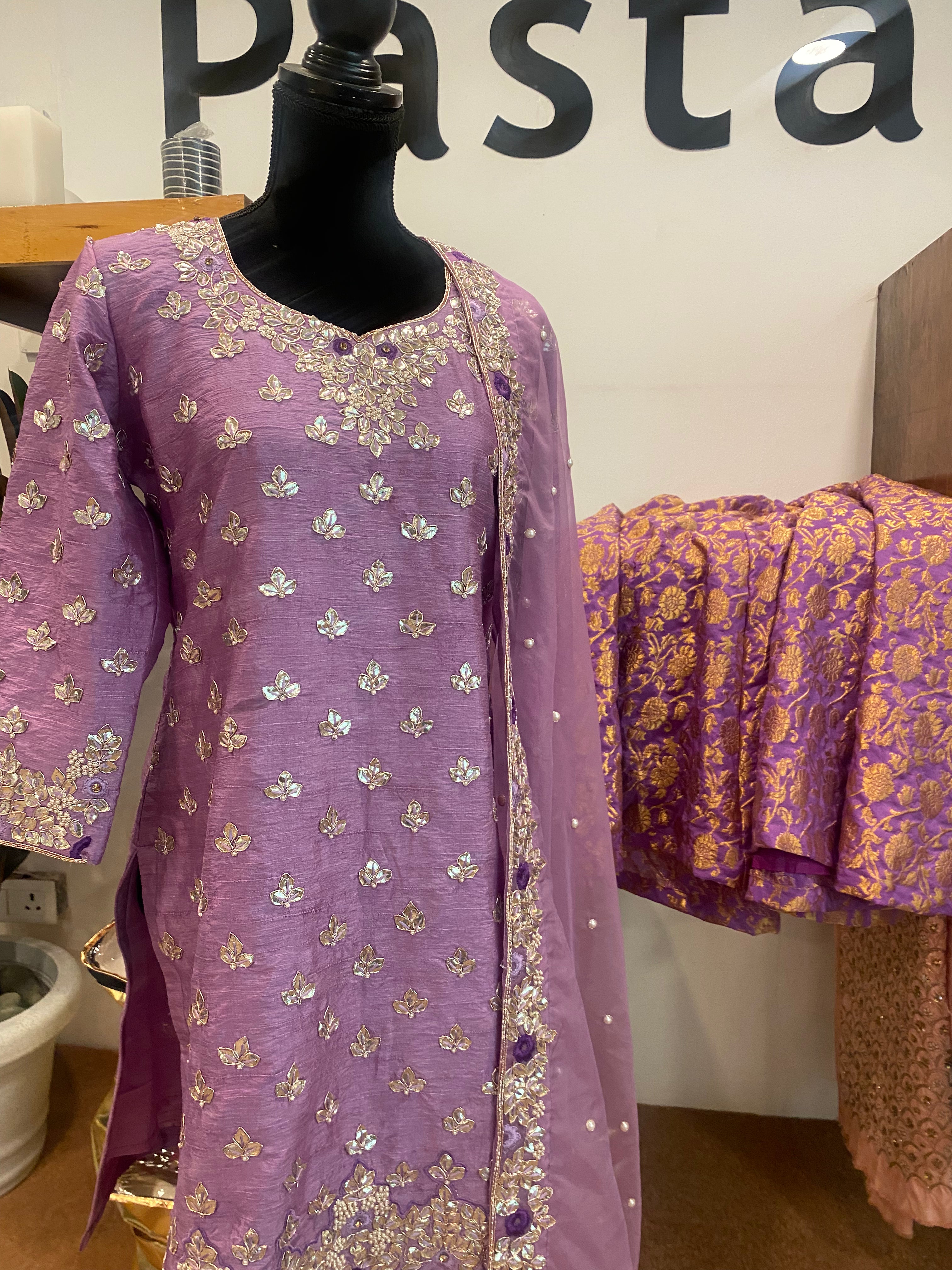 Gottapatti sharara dress