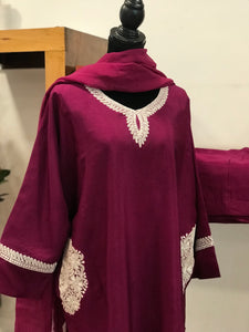 Tilla Pheran set 3pc stitched