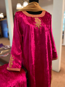 Velvet kurt set 3pc