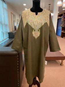 Purepashmina blend pheran Pwb248