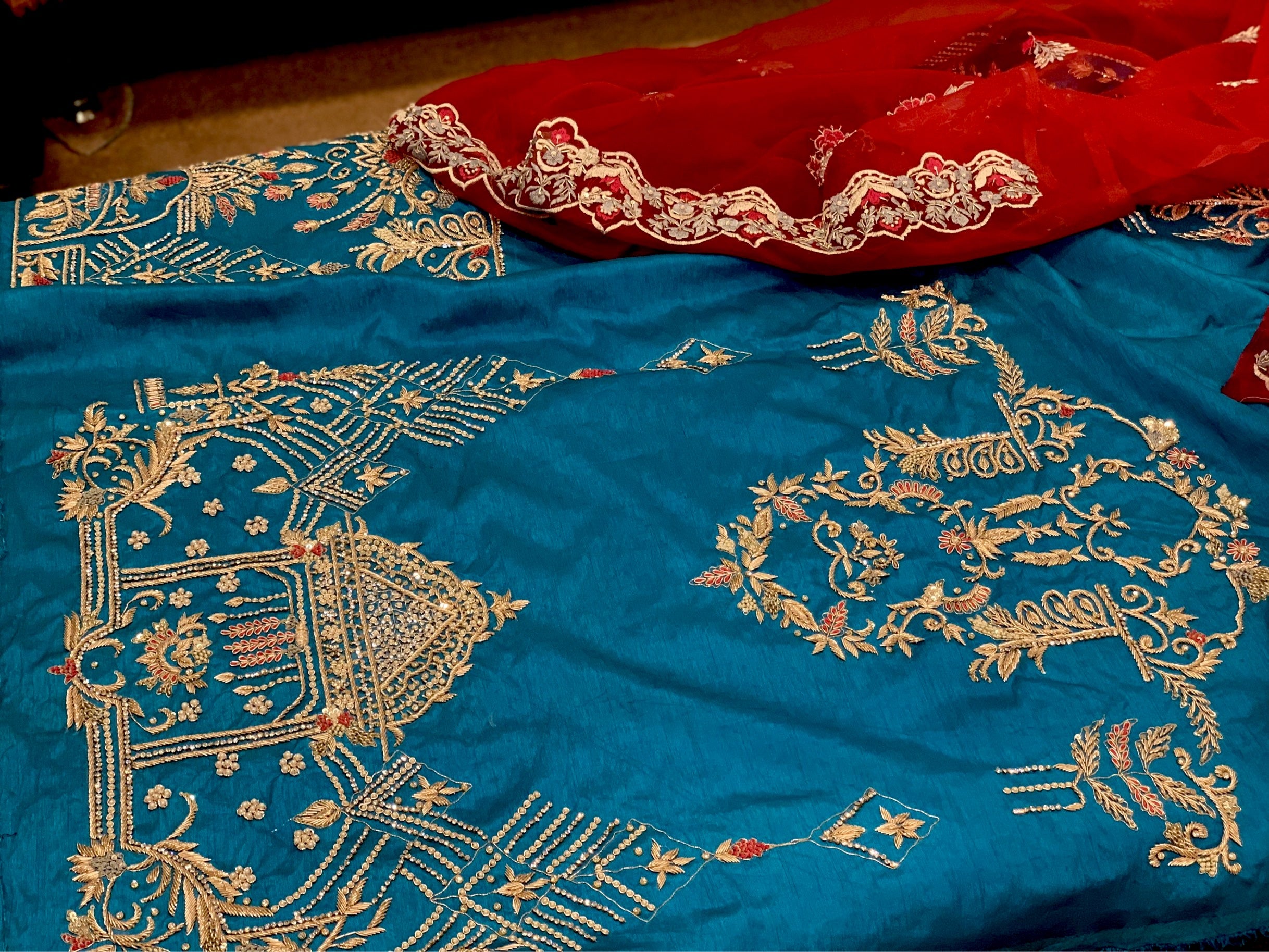 Handembroidered 3pc Dress unstitched