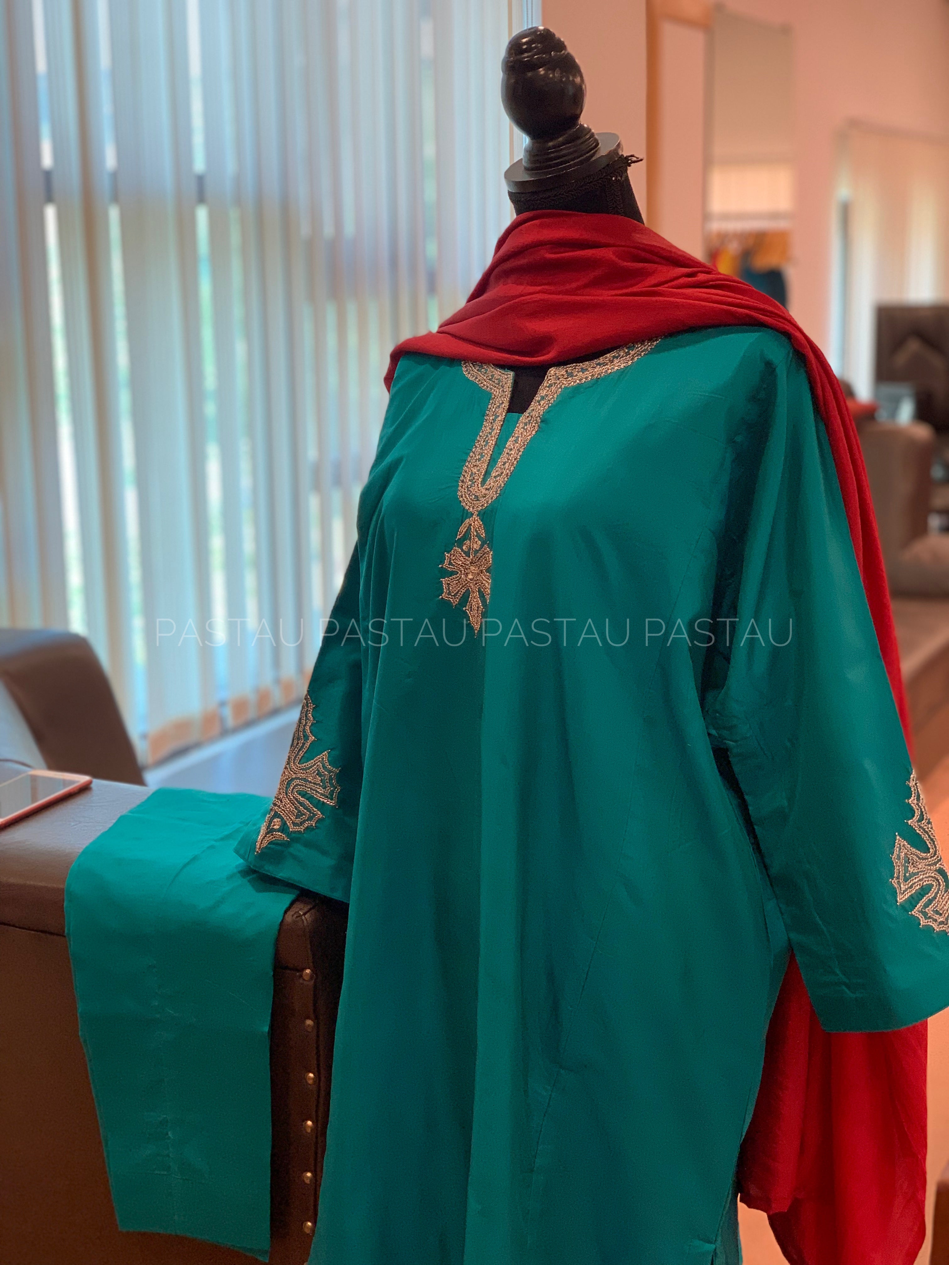 Hand Tilla pure silk 3pc stitched