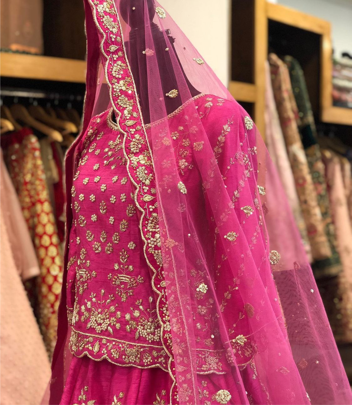 Handembroidered Bridal Lehanga