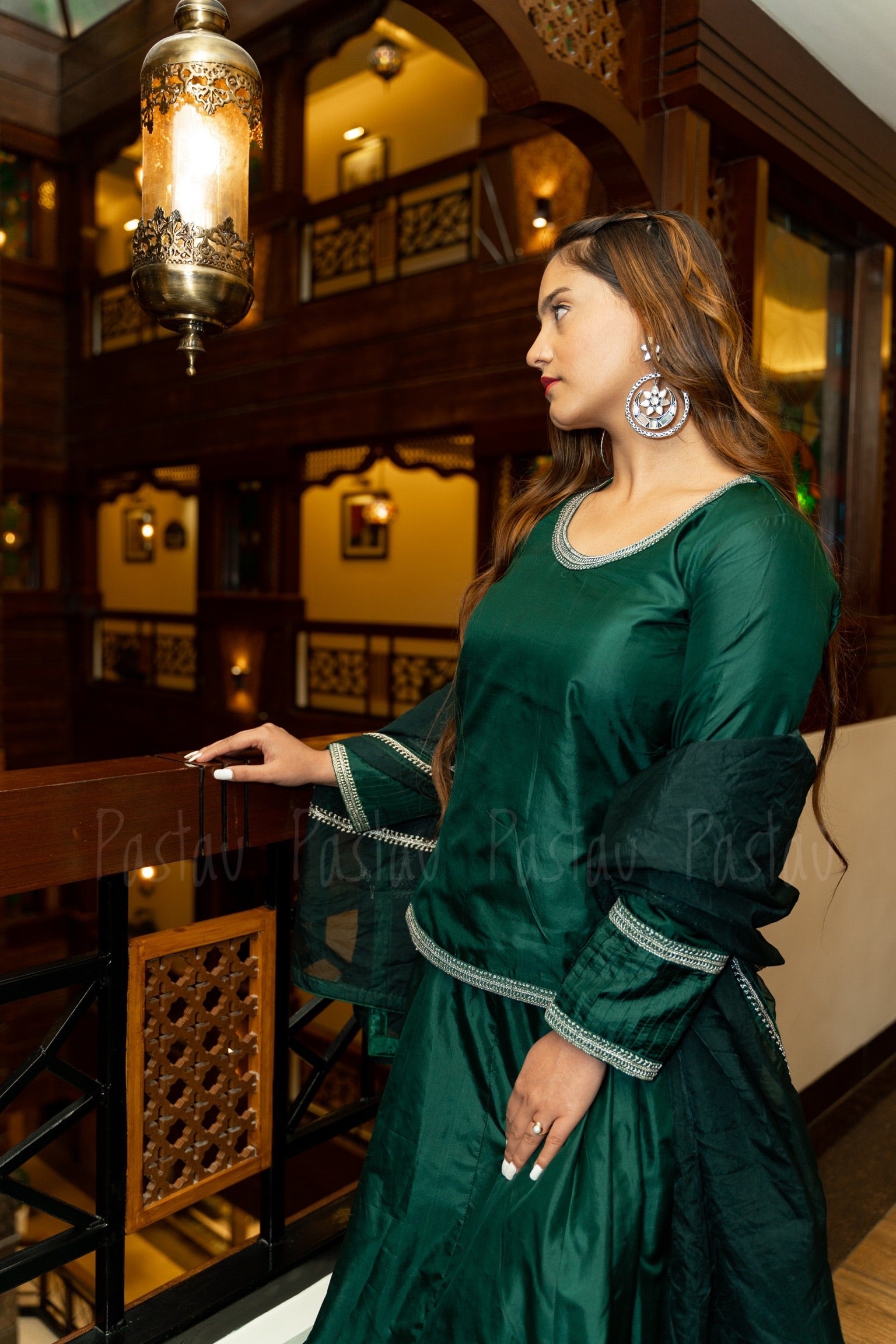 Hand Tilla pure silk 3 pc stitched