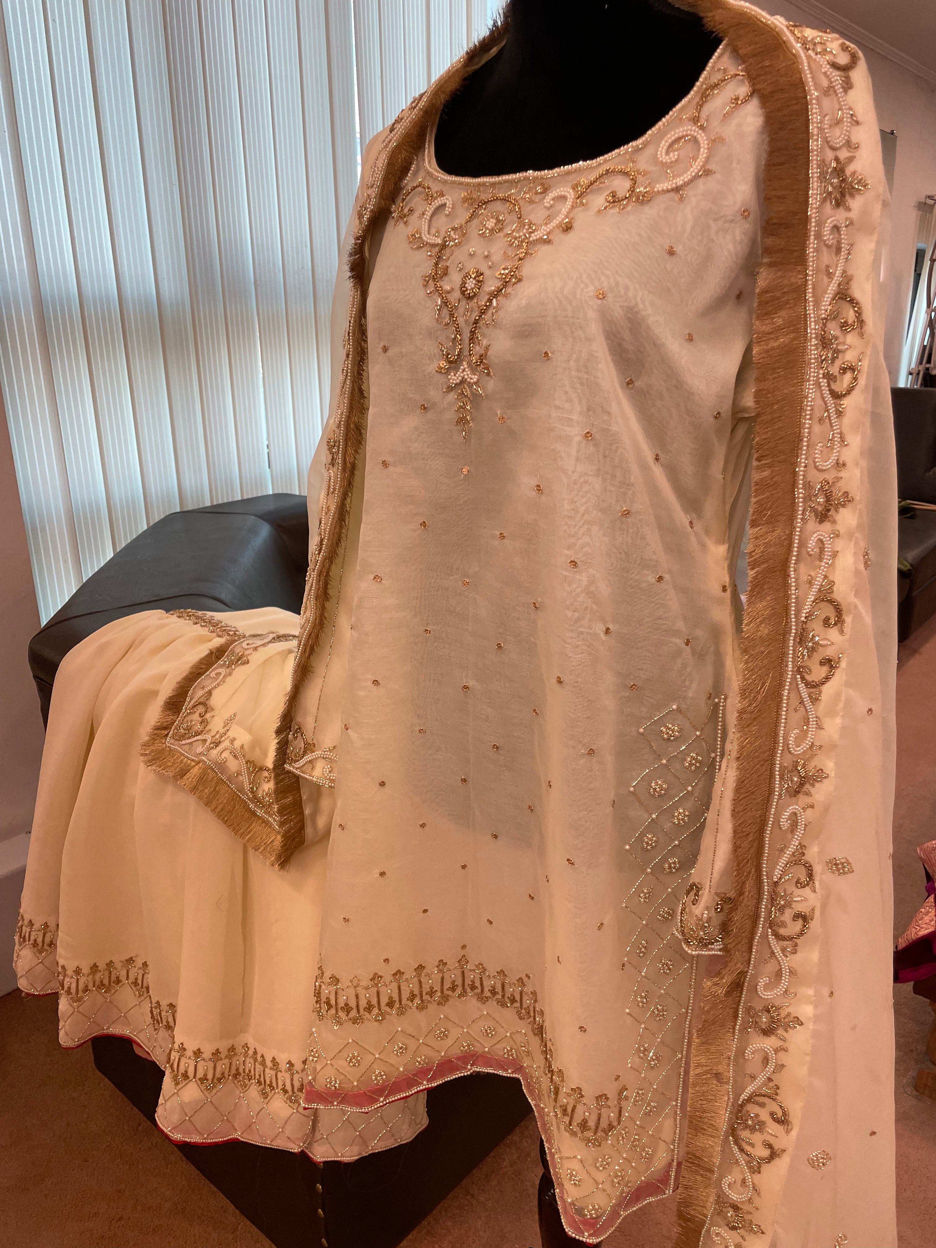 Handembroidered Gharara