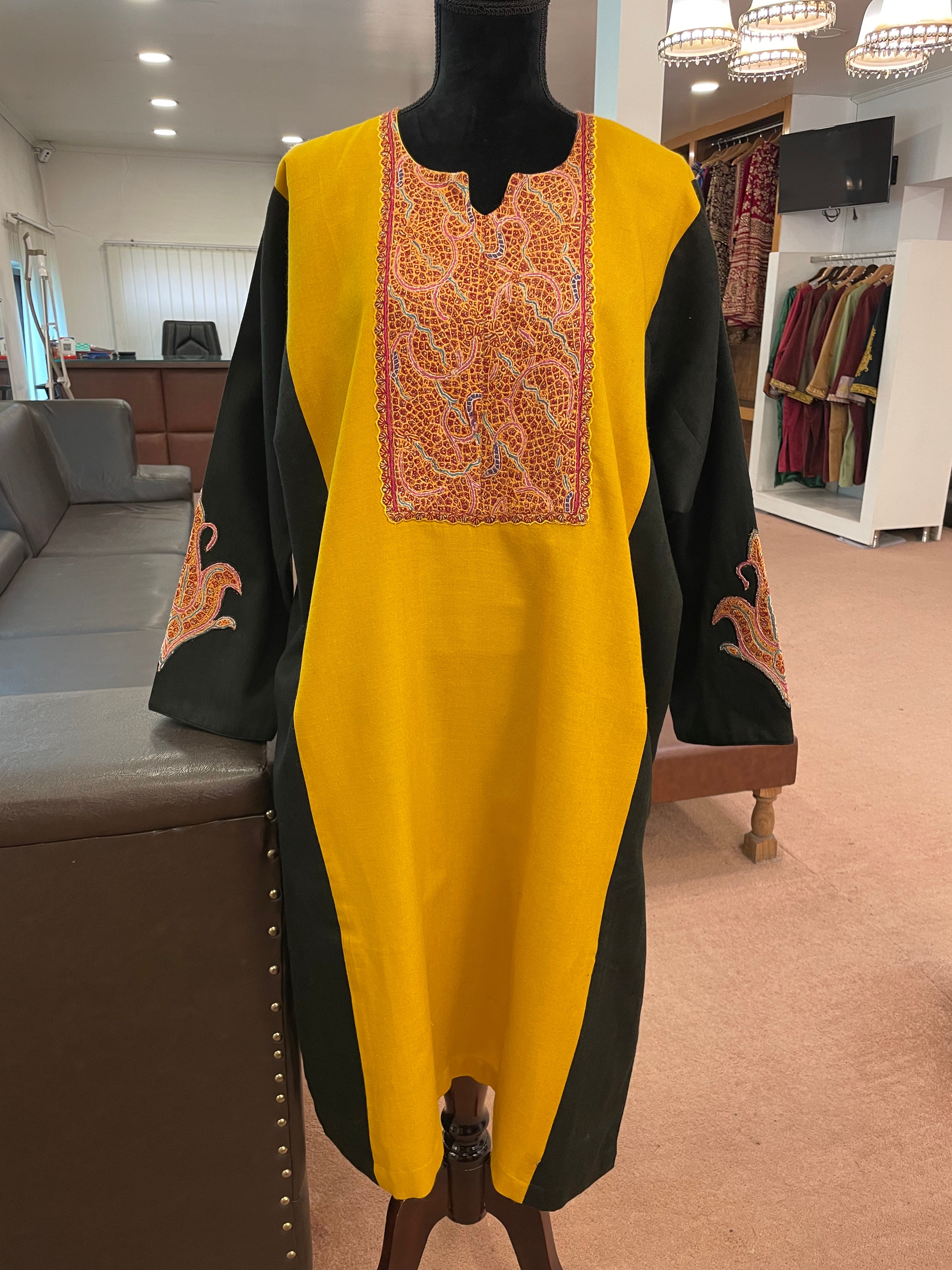 Purepashmina blend pheran pwb221