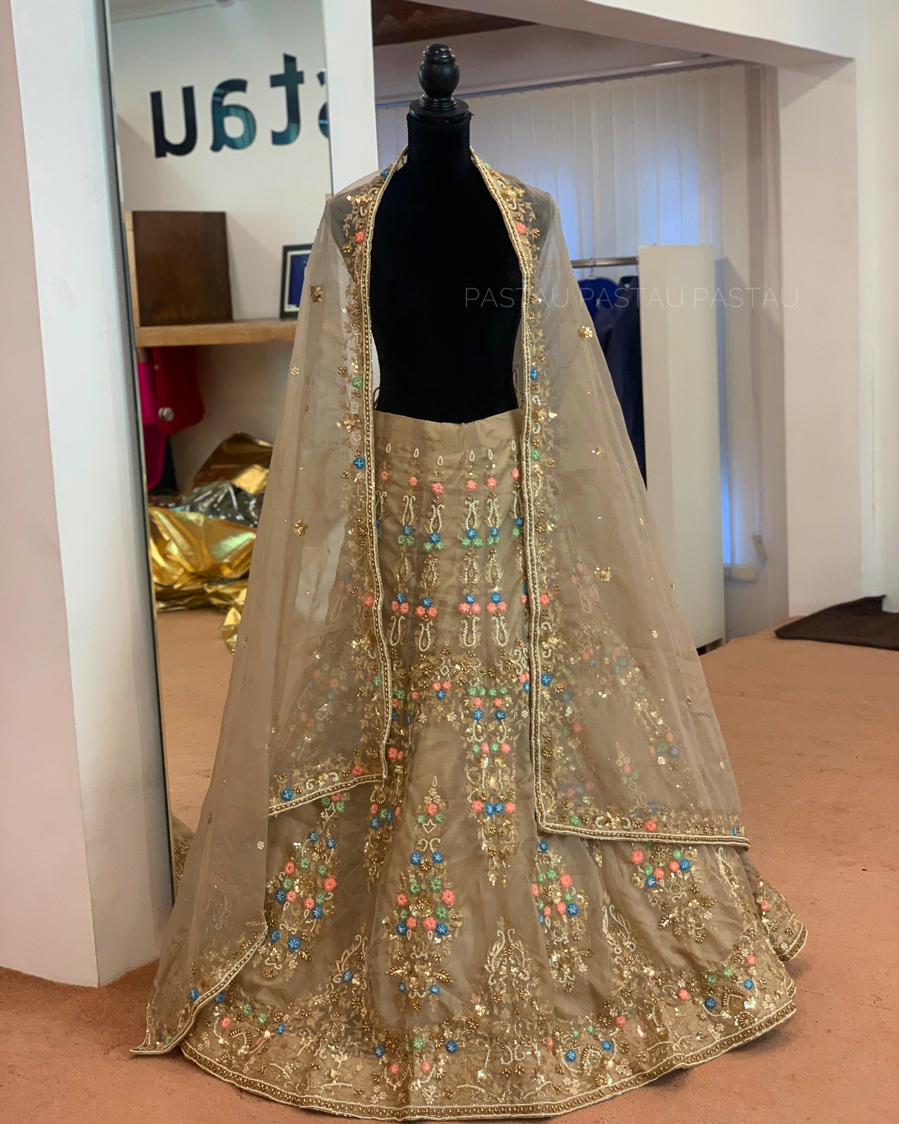 Handembroidered Bridal Lehanga