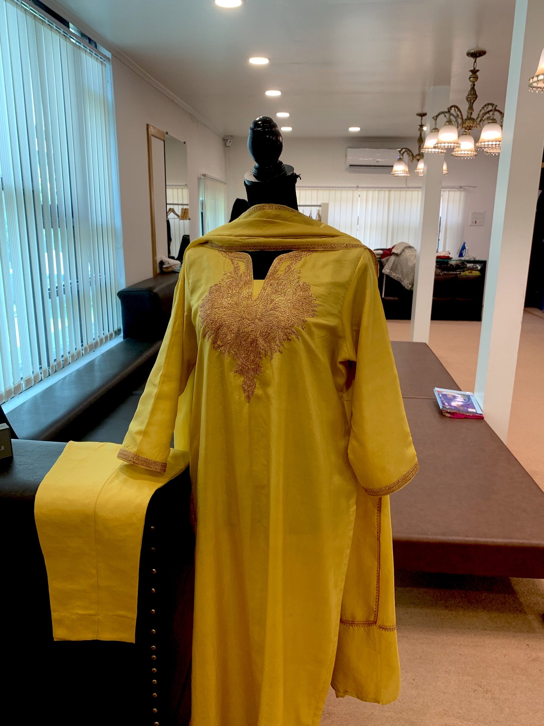 Hand Tilla pure silk 3pc stitched