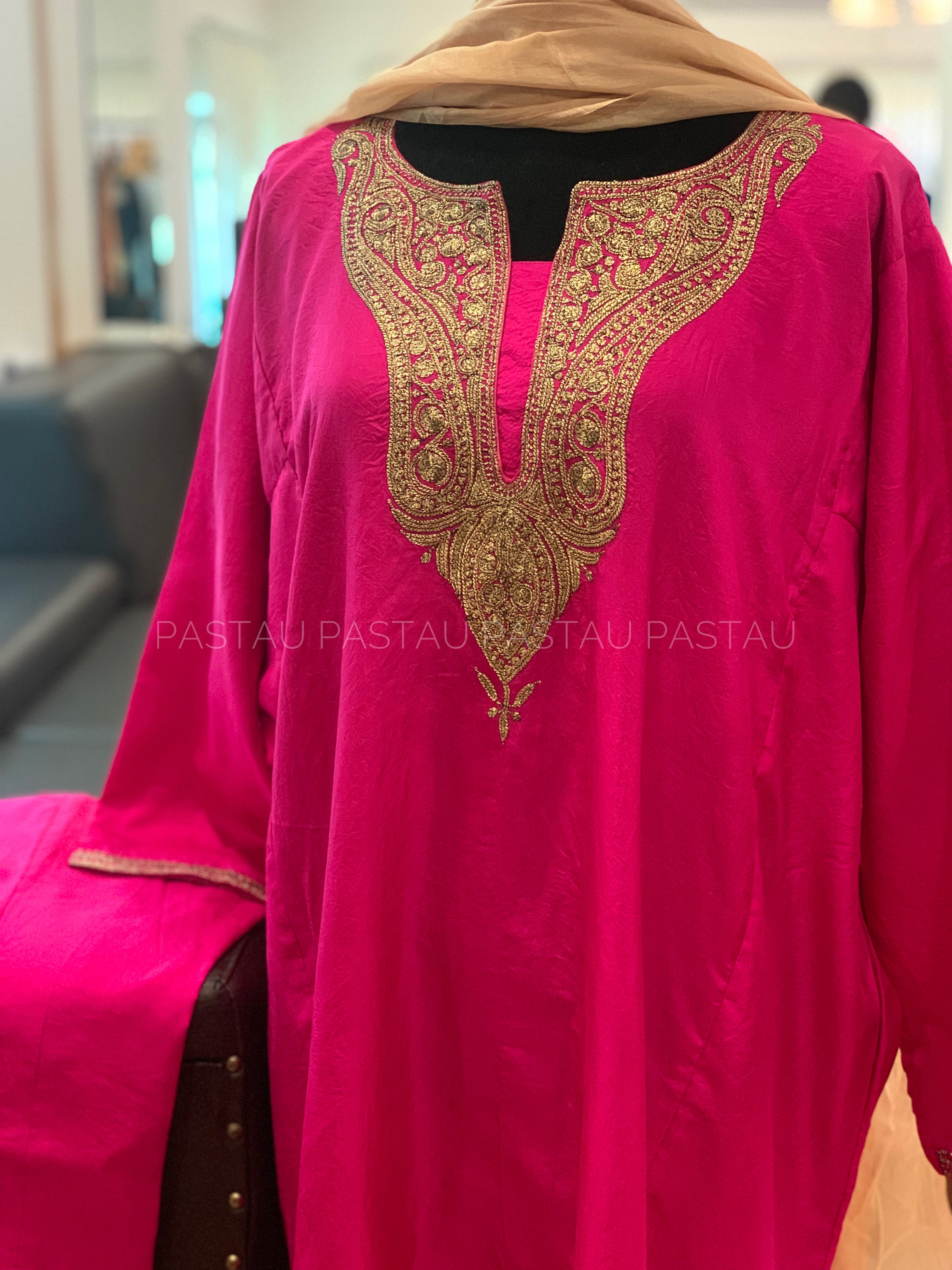 Hand Tilla pure silk 3pc stitched