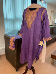 Puresilk kurta set 3 pc Mtks224