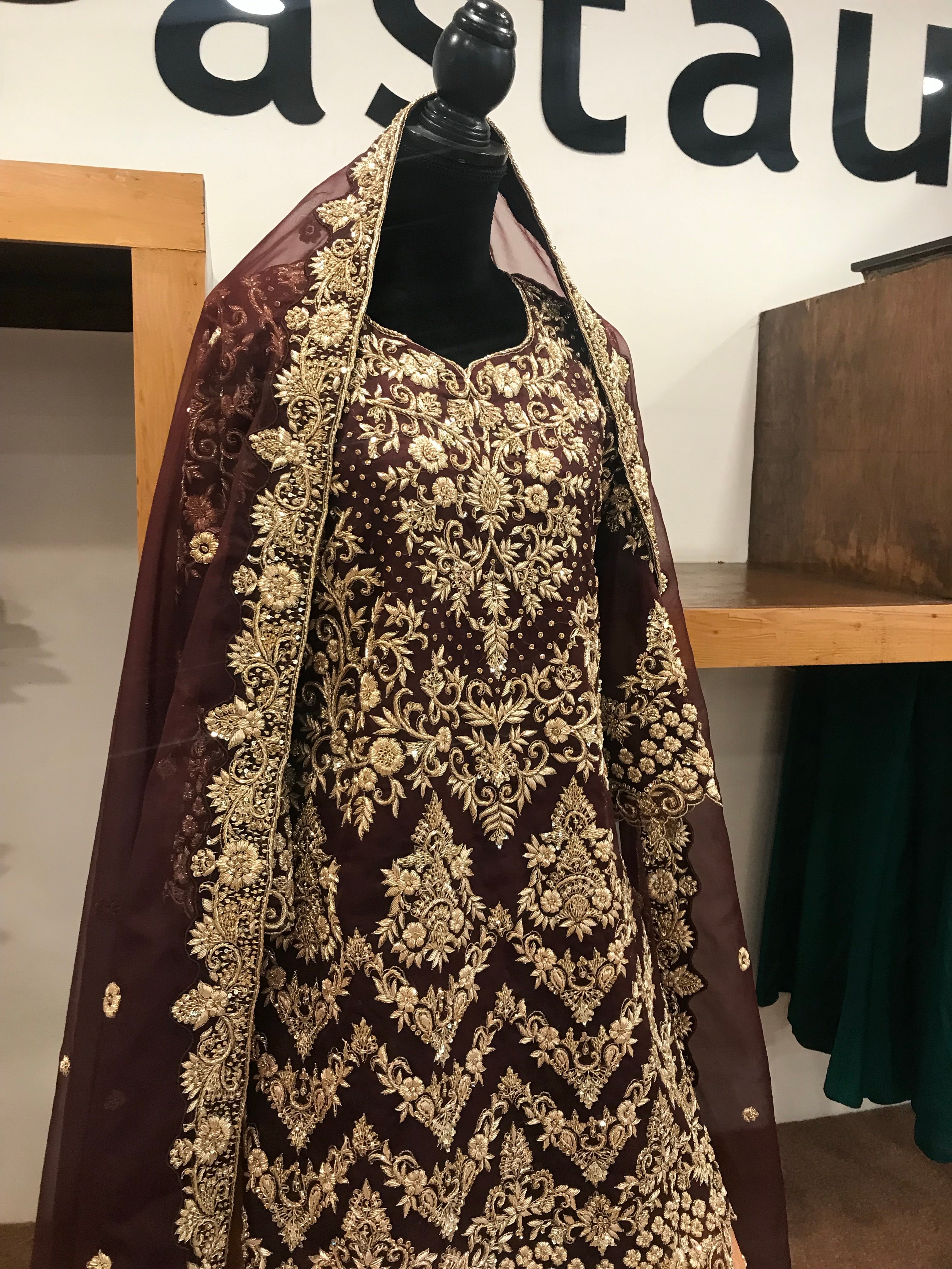 Handembroidered Bridal Dress