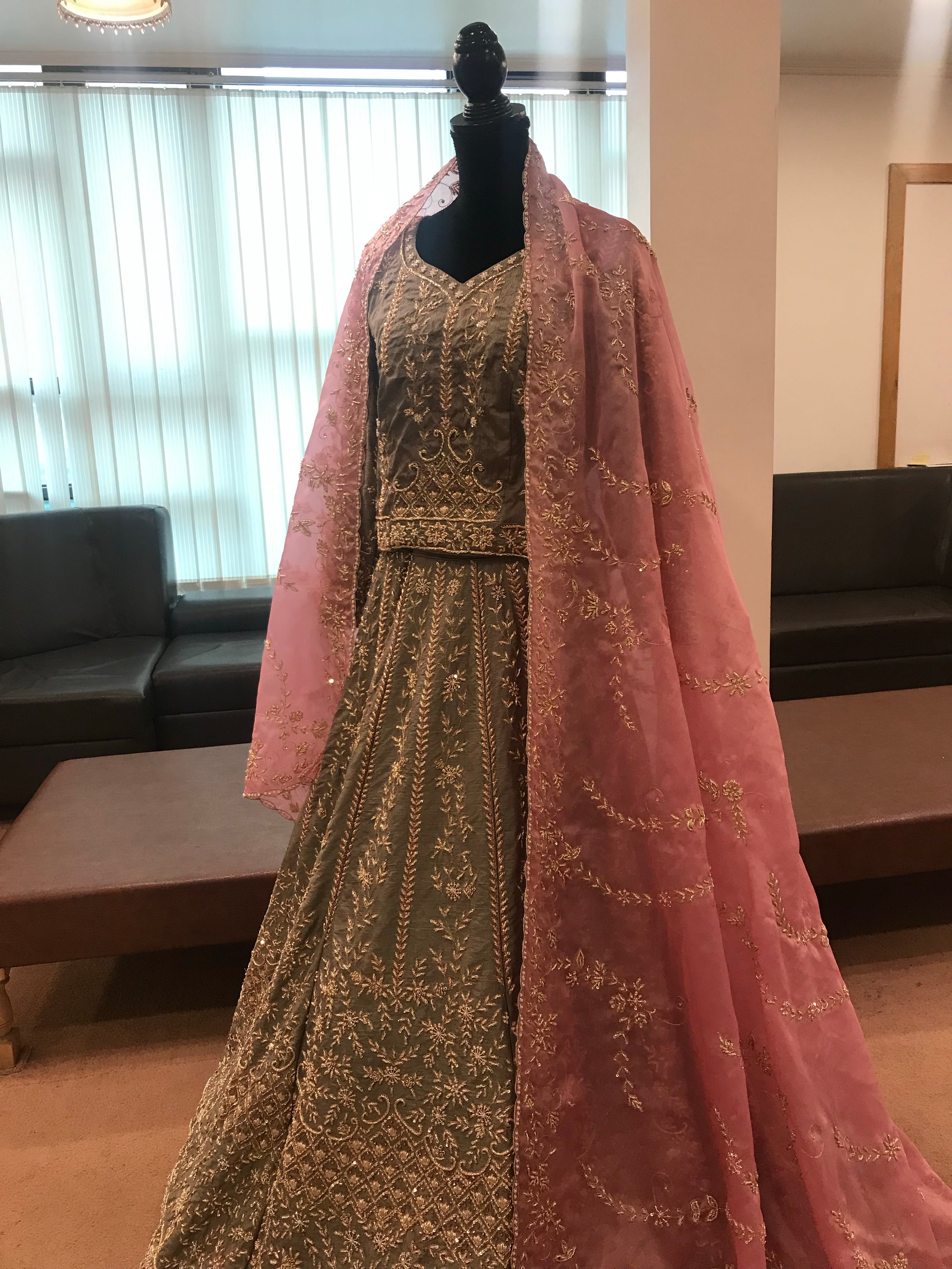 Handembroidered Bridal Lehanga