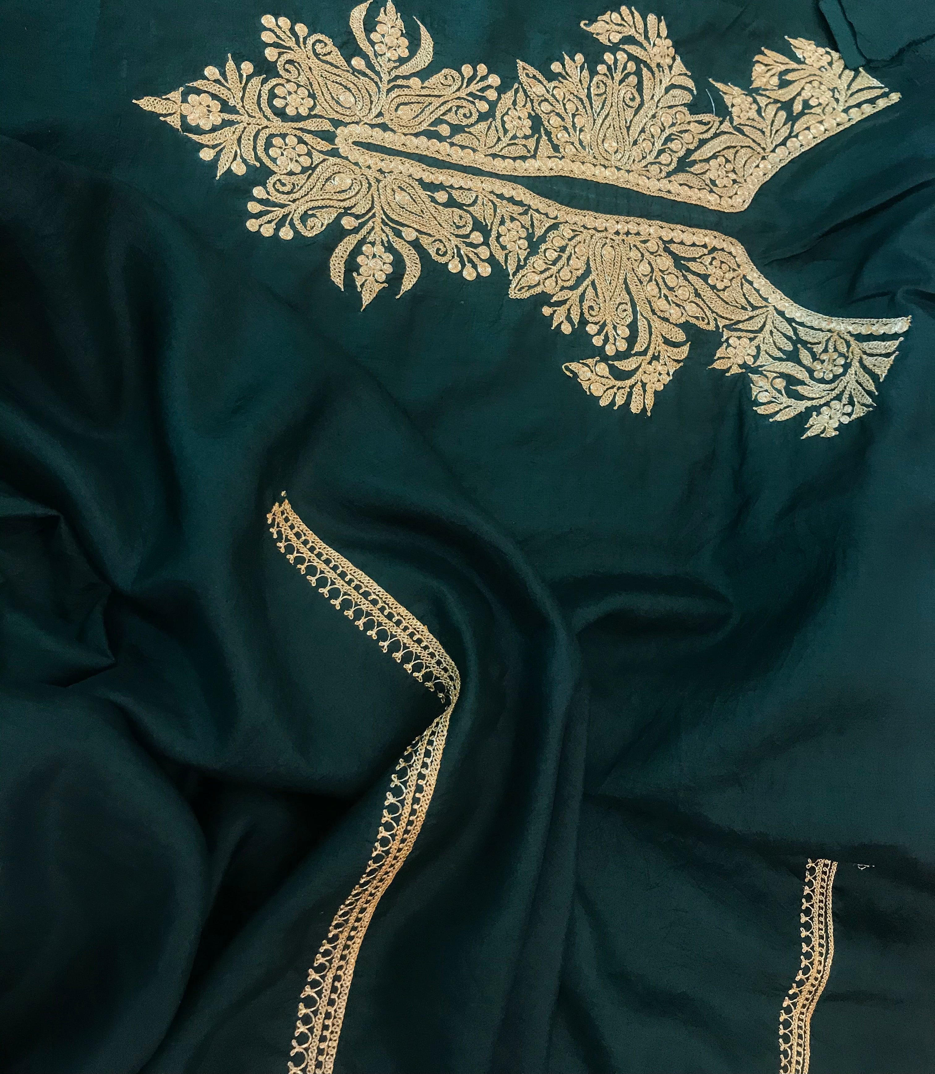 Hand tilla pure silk 2 pc Unstitched