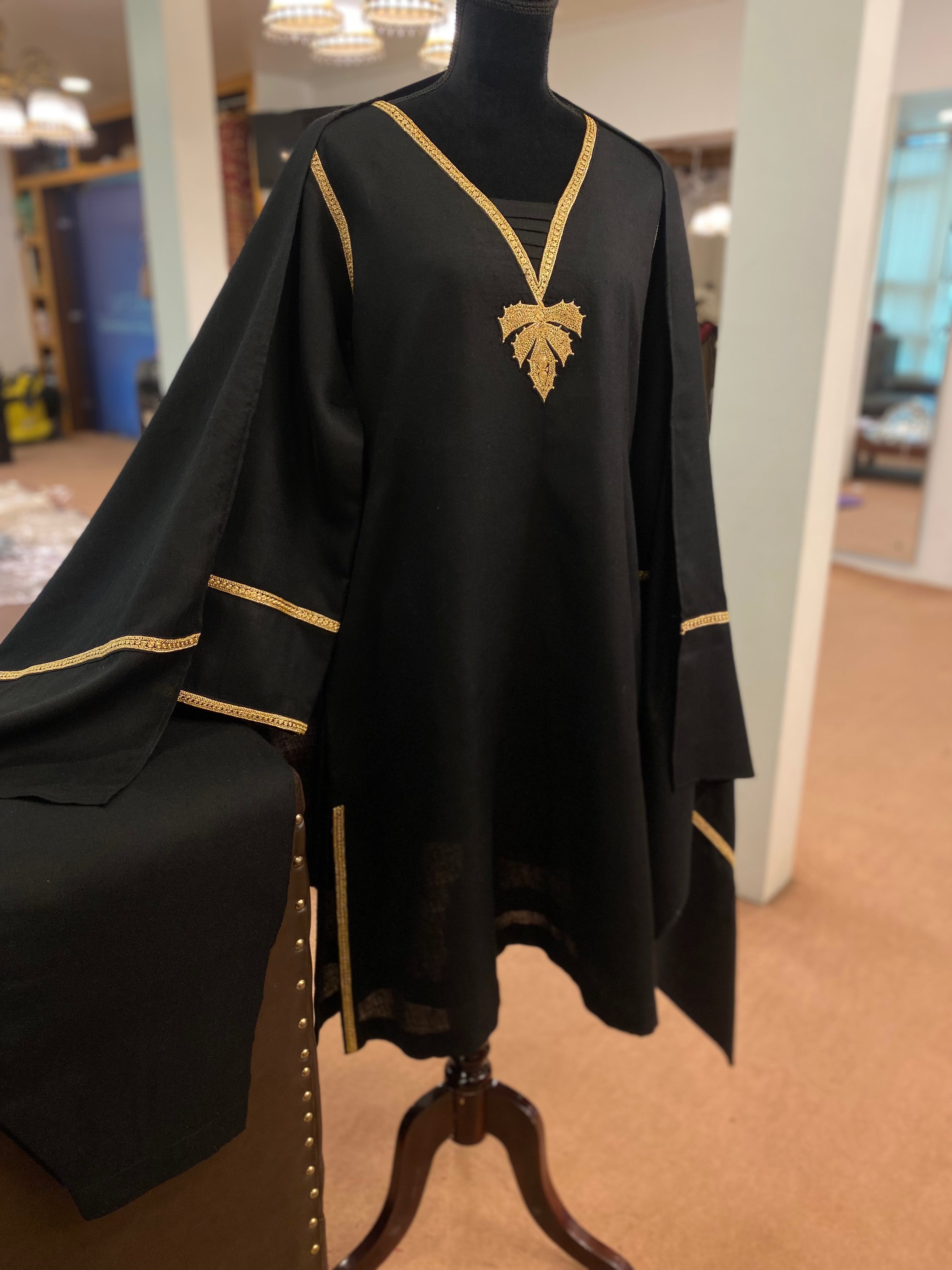 Pure pashmina blend kurta set 3pc with hand tilla