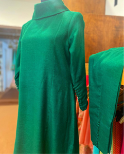 Pure pashmina Blend 2 pc dress stitched