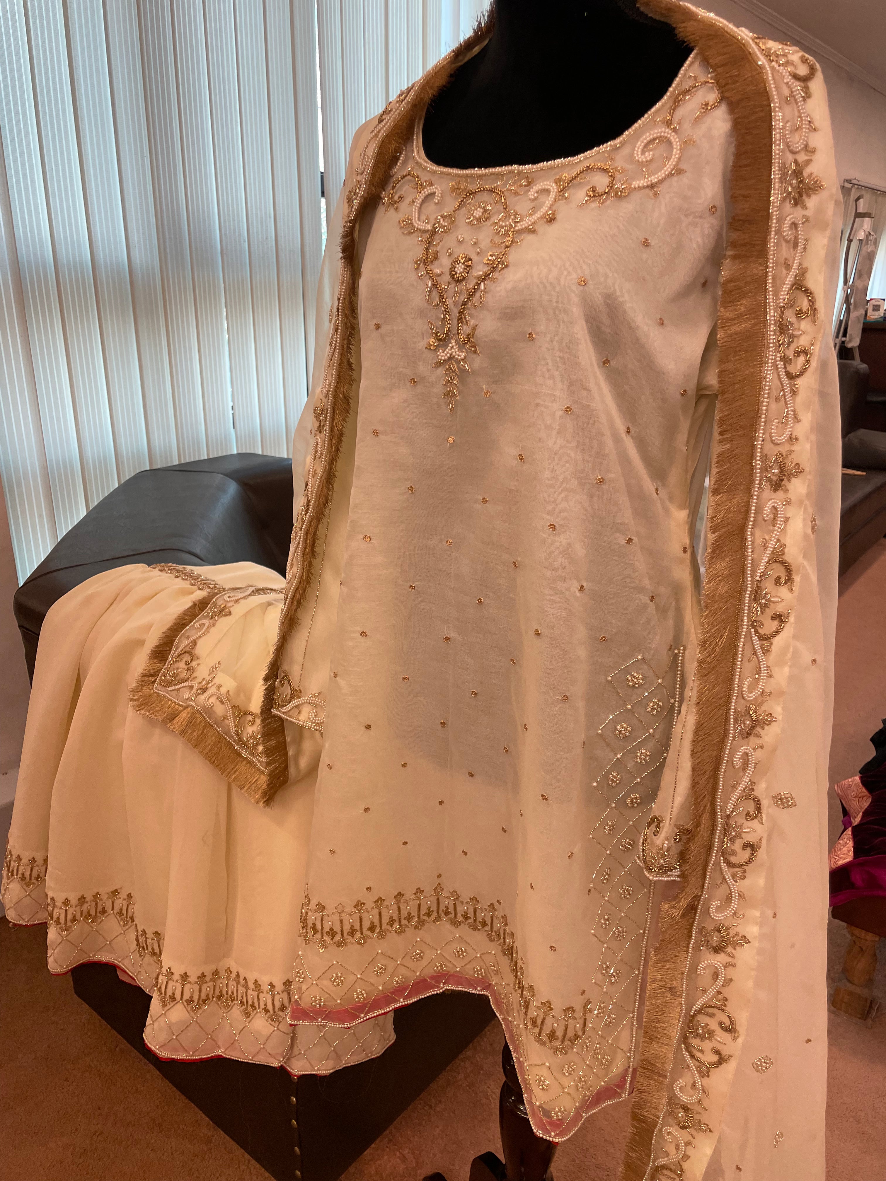 Handembroidered Gharara