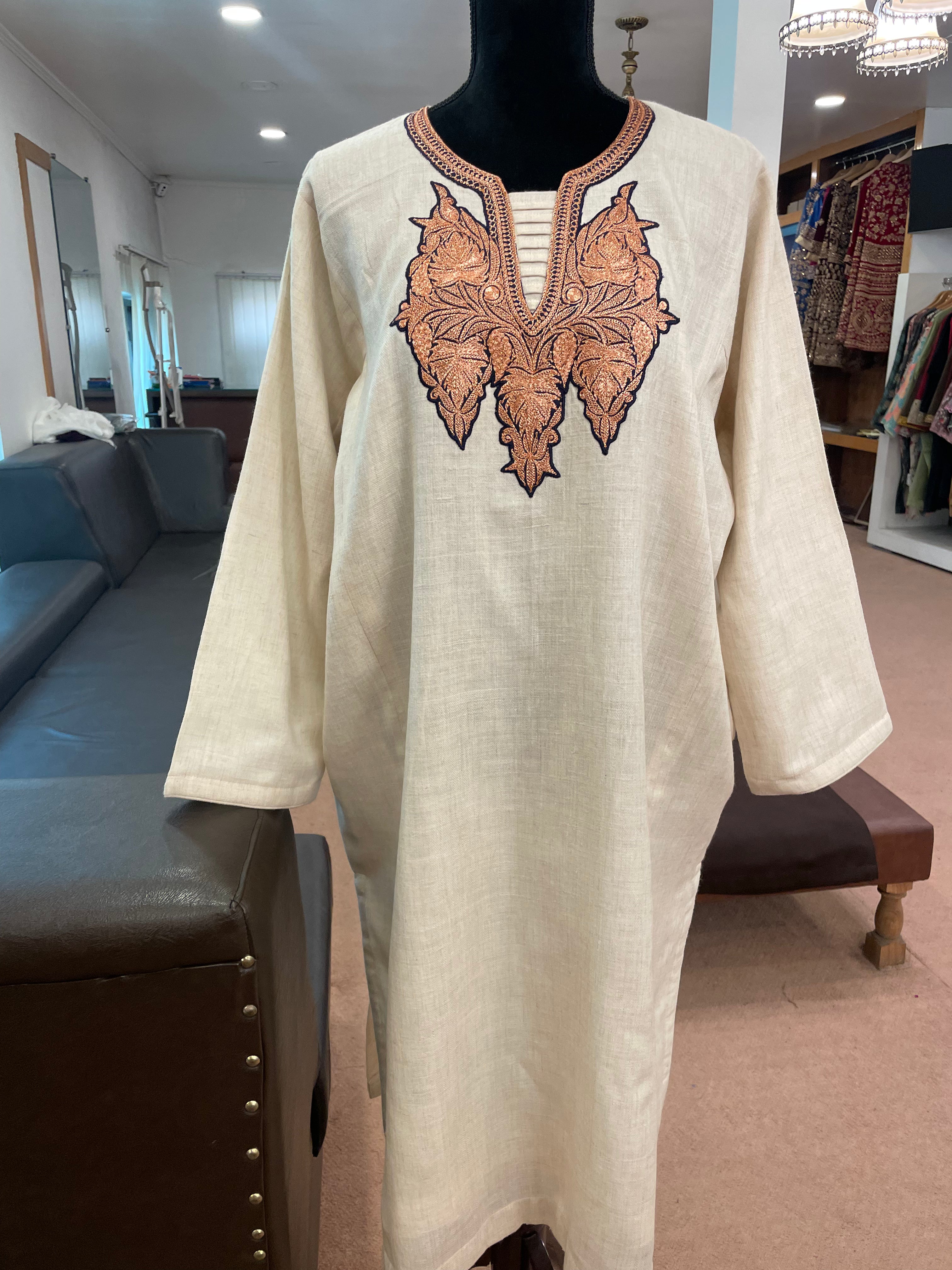 Pashmina blend pheran pwb203