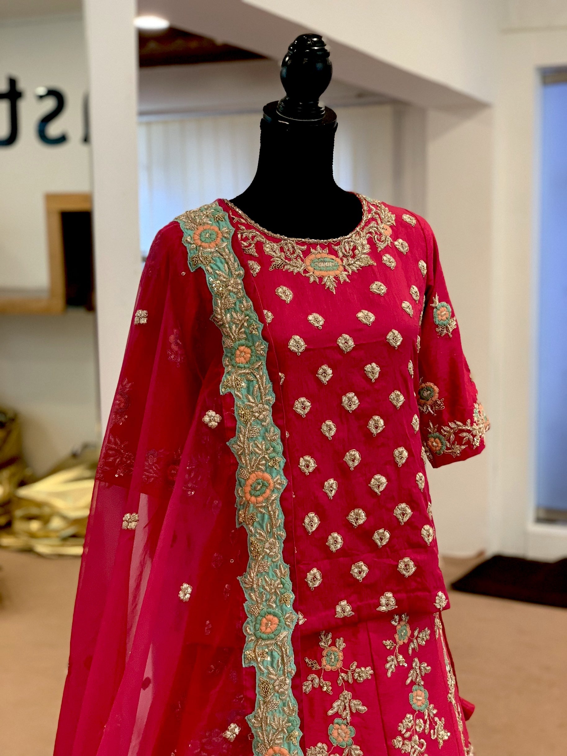 Handembroidered Bridal Lehanga