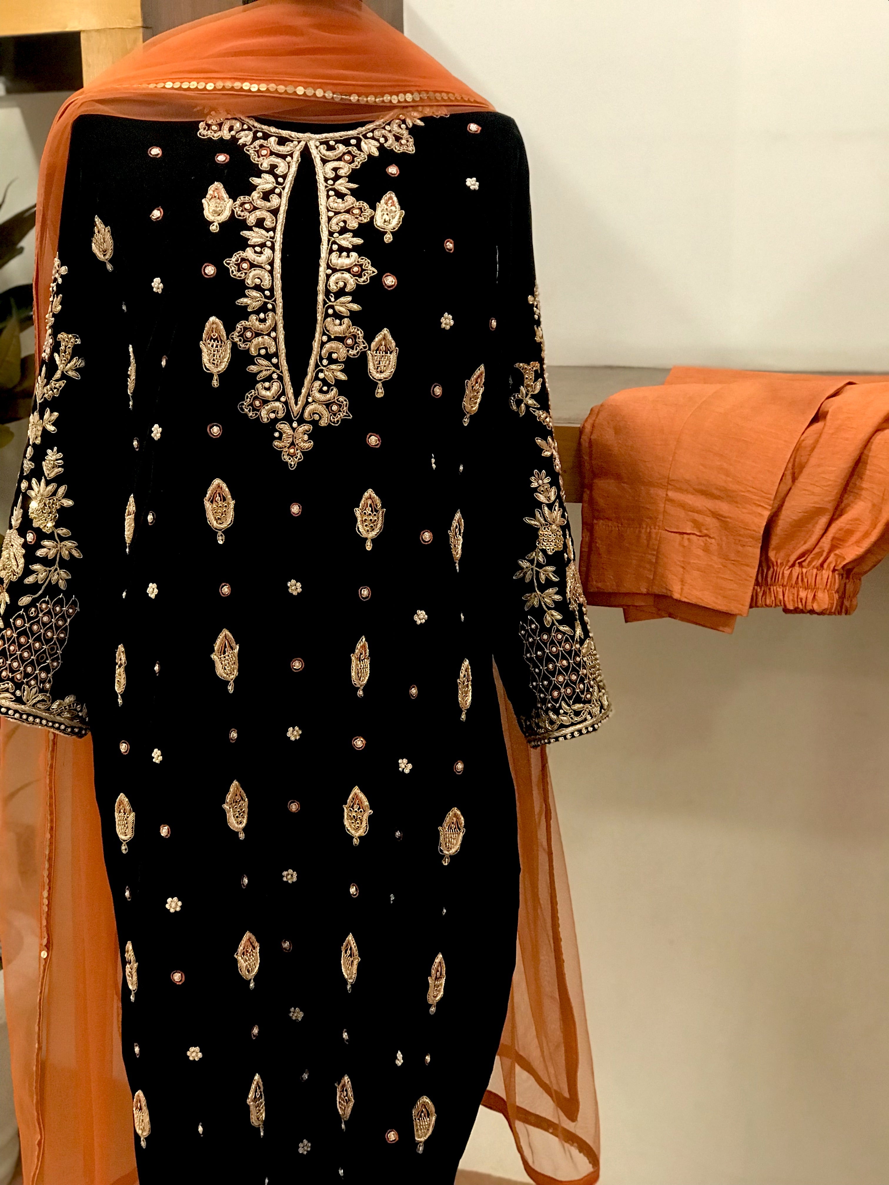 Handembroidered Suit 3pc