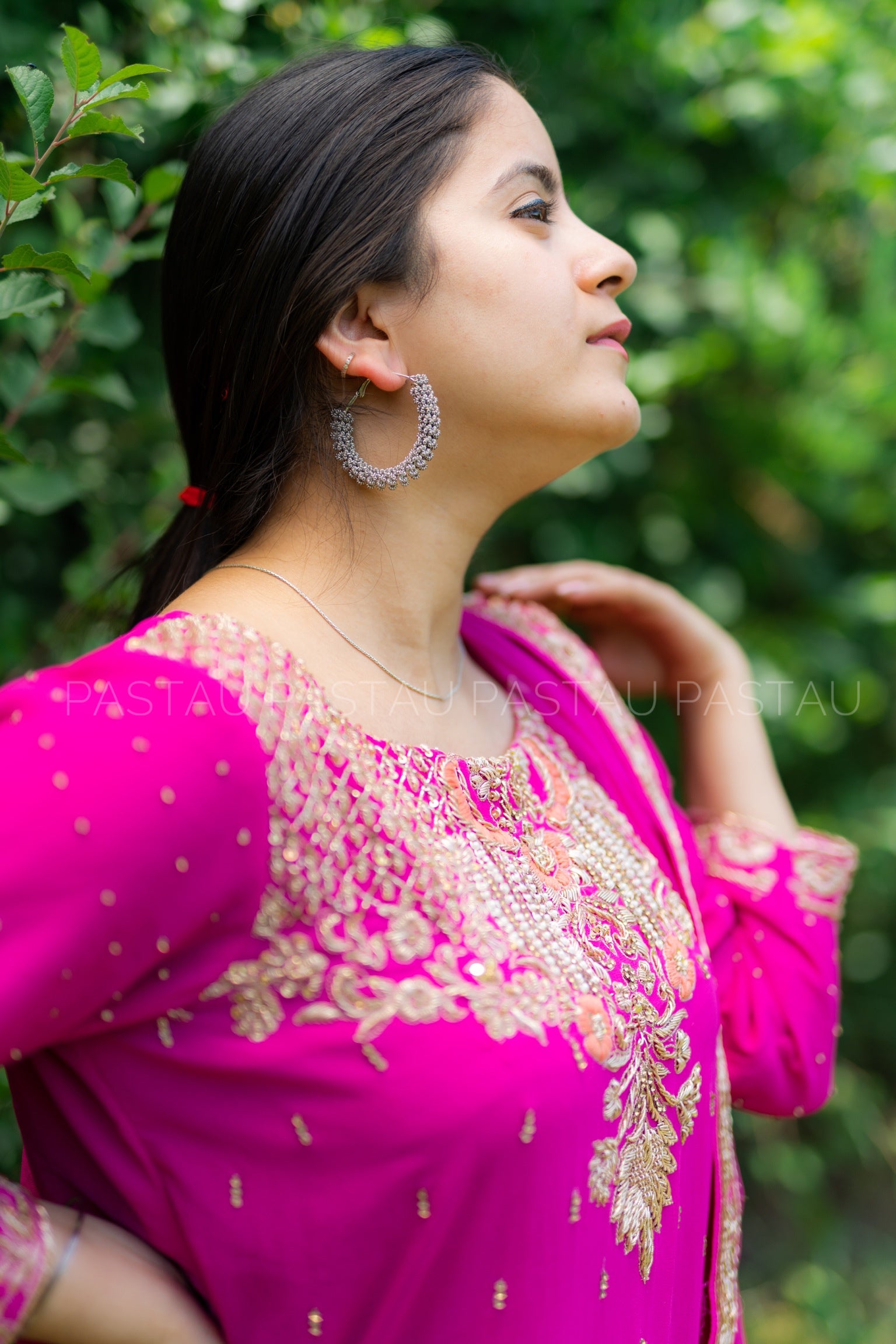 Hand embroidered 3pc stitched