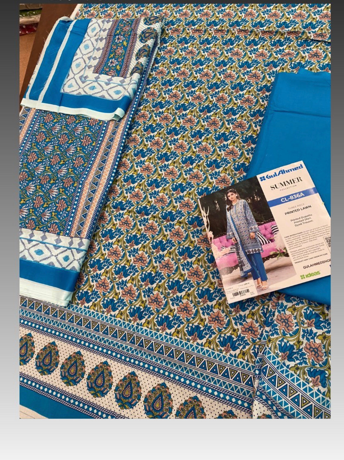 Gul Ahmed lawn – Pastau1