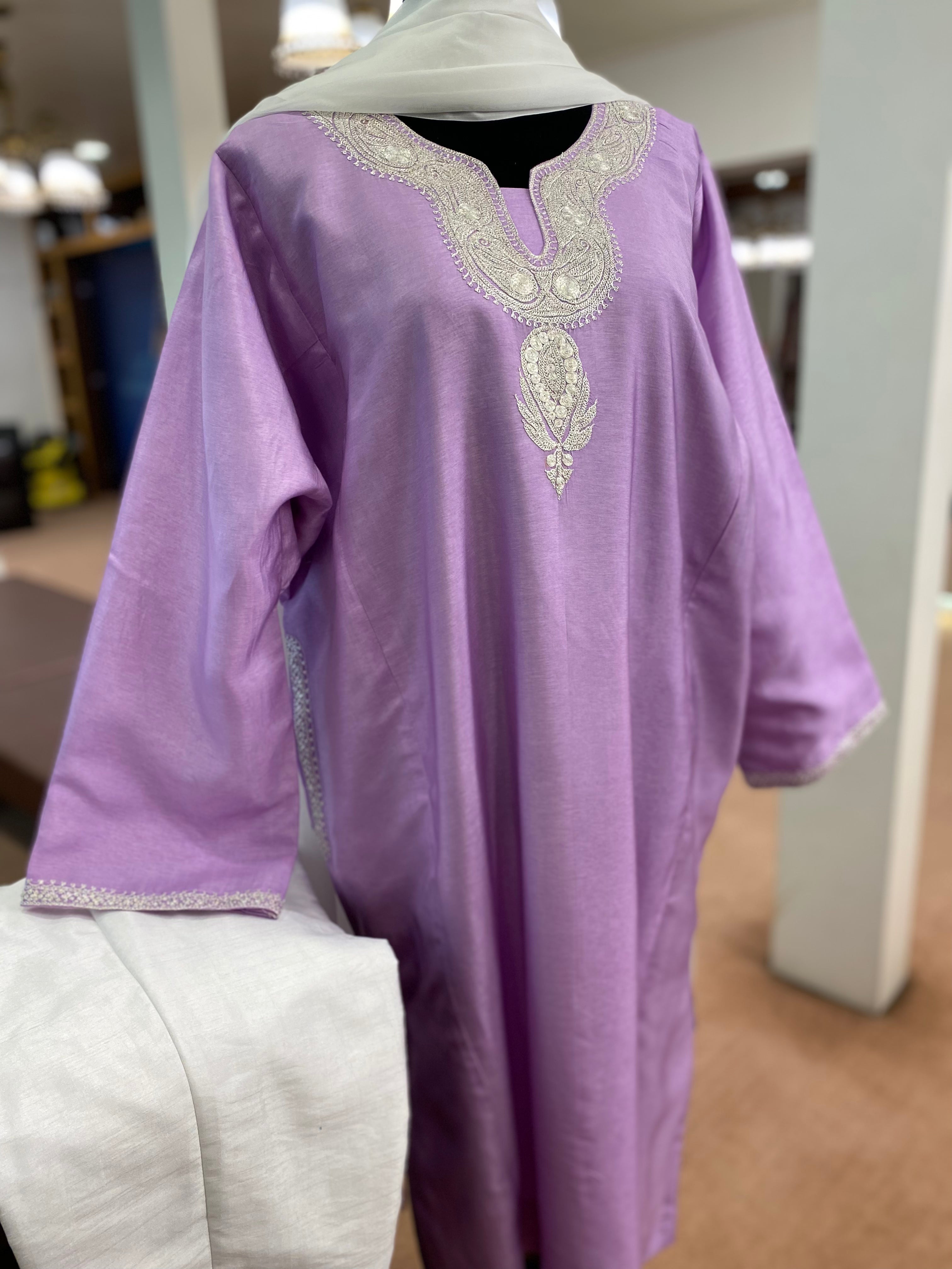 Hand tilla pheran set 3pc stitched pbks304