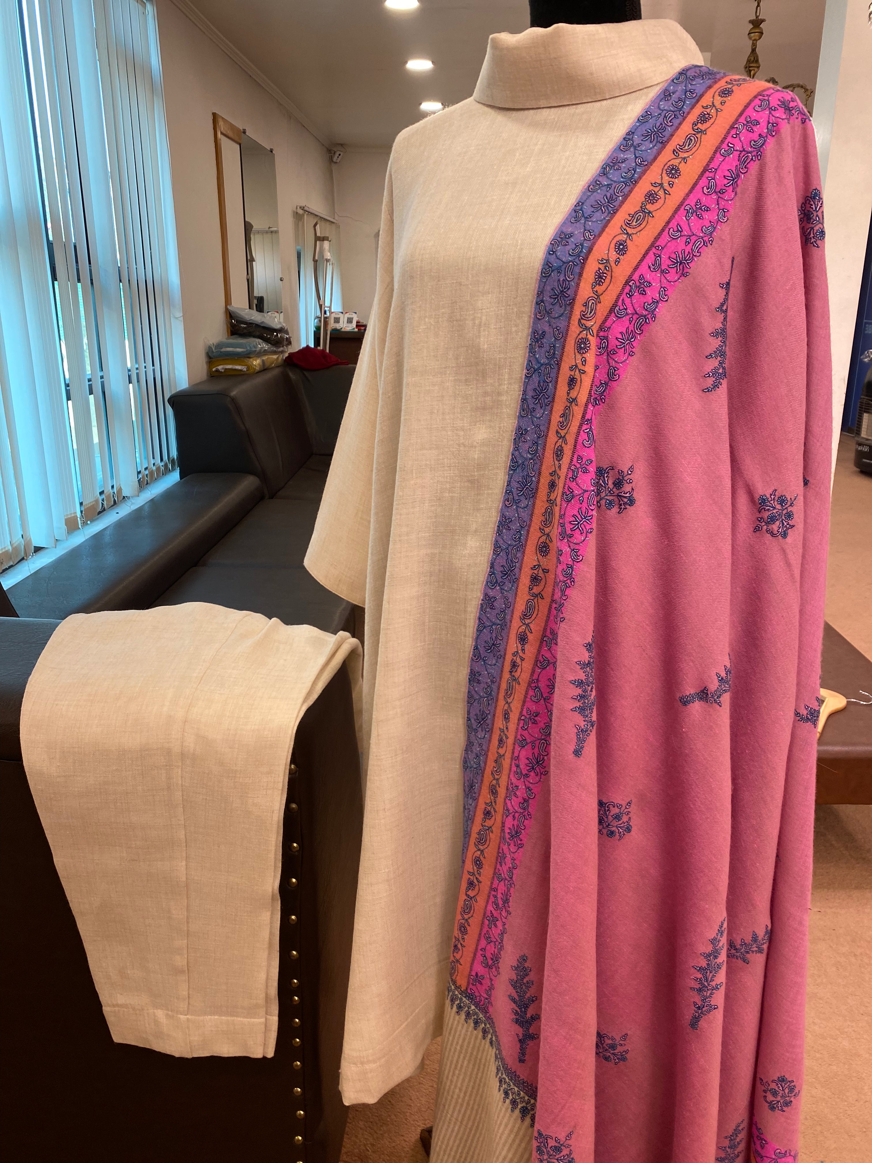 Pashmina blend 2 piece kurta set