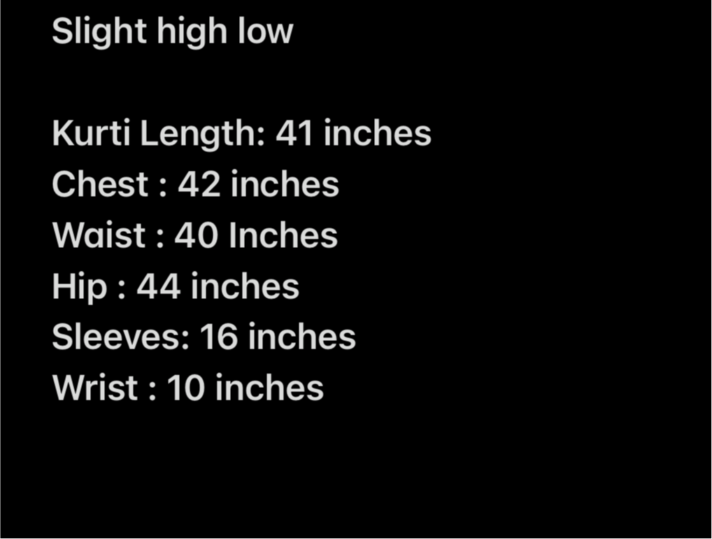 Hand embroidered kurti and duppata