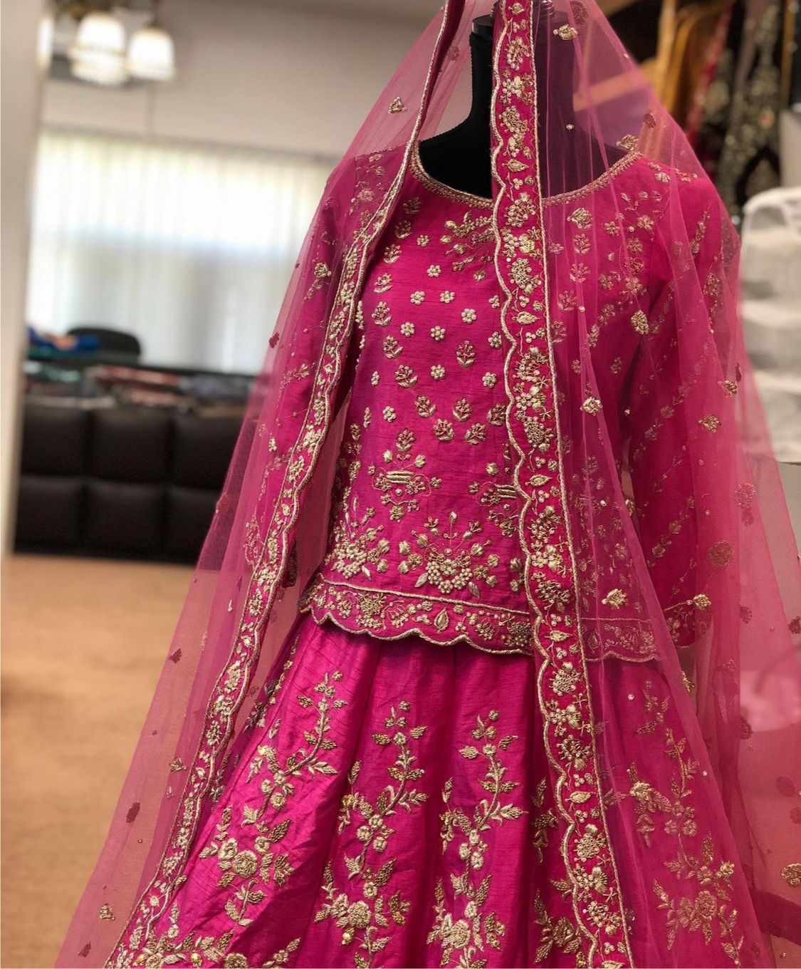 Handembroidered Bridal Lehanga