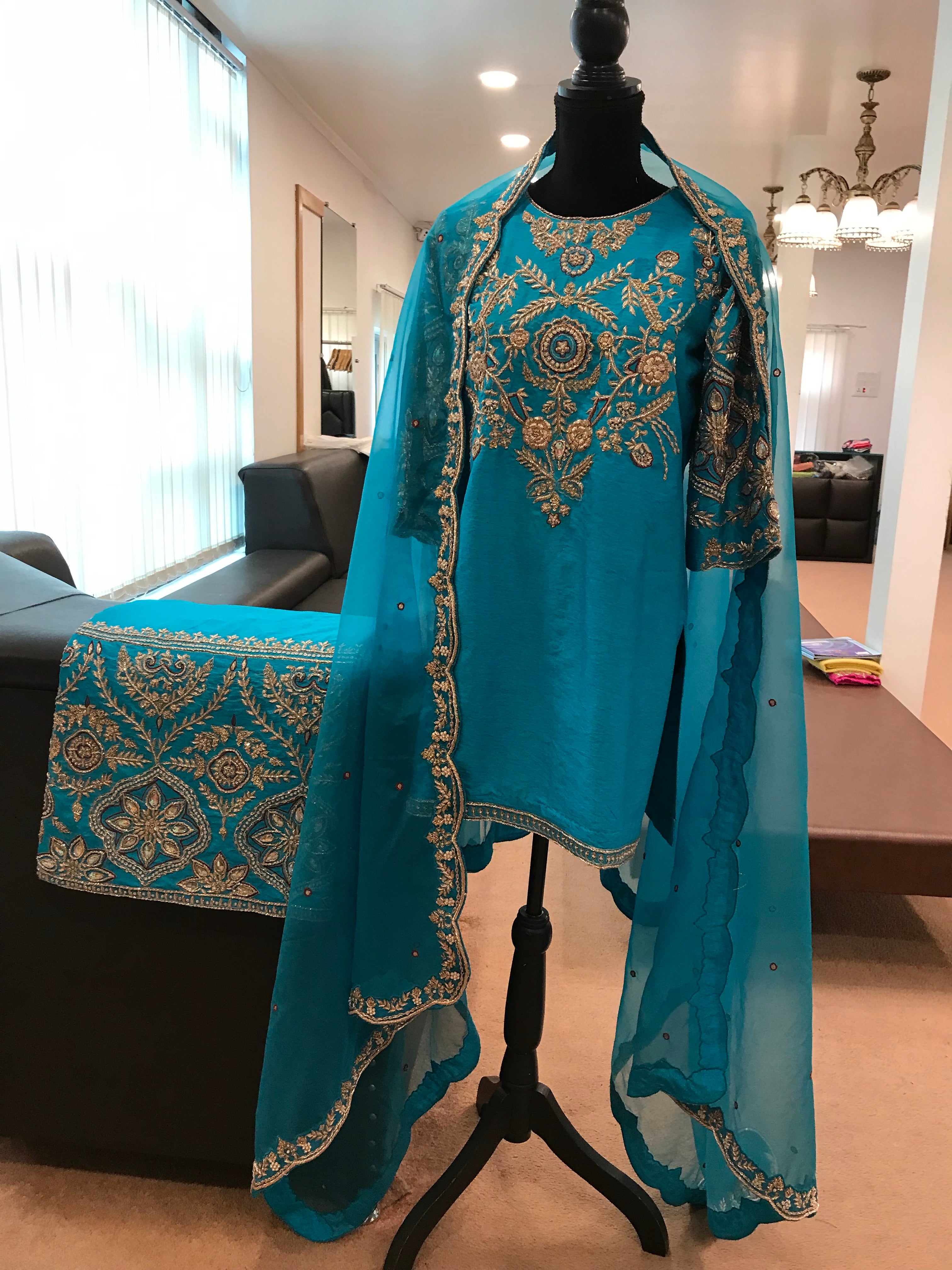 Hand embroidered Dress