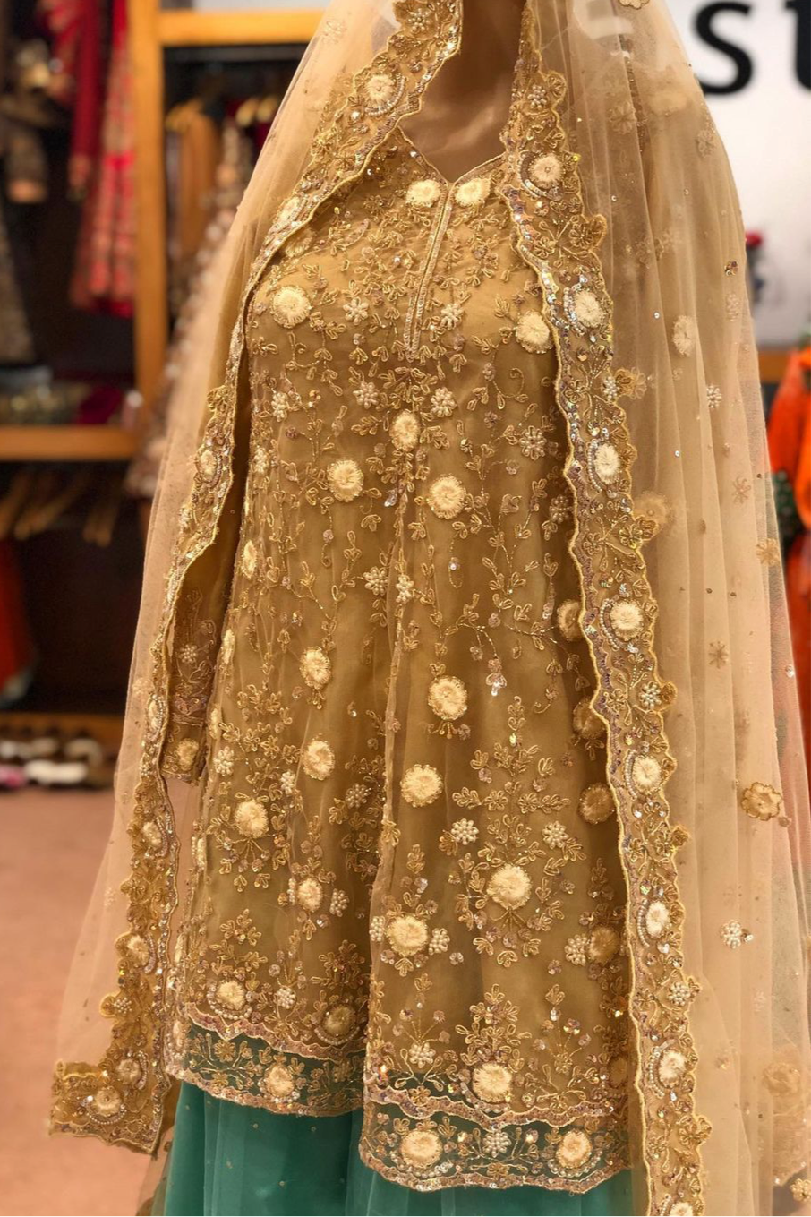 Handembroidered dress