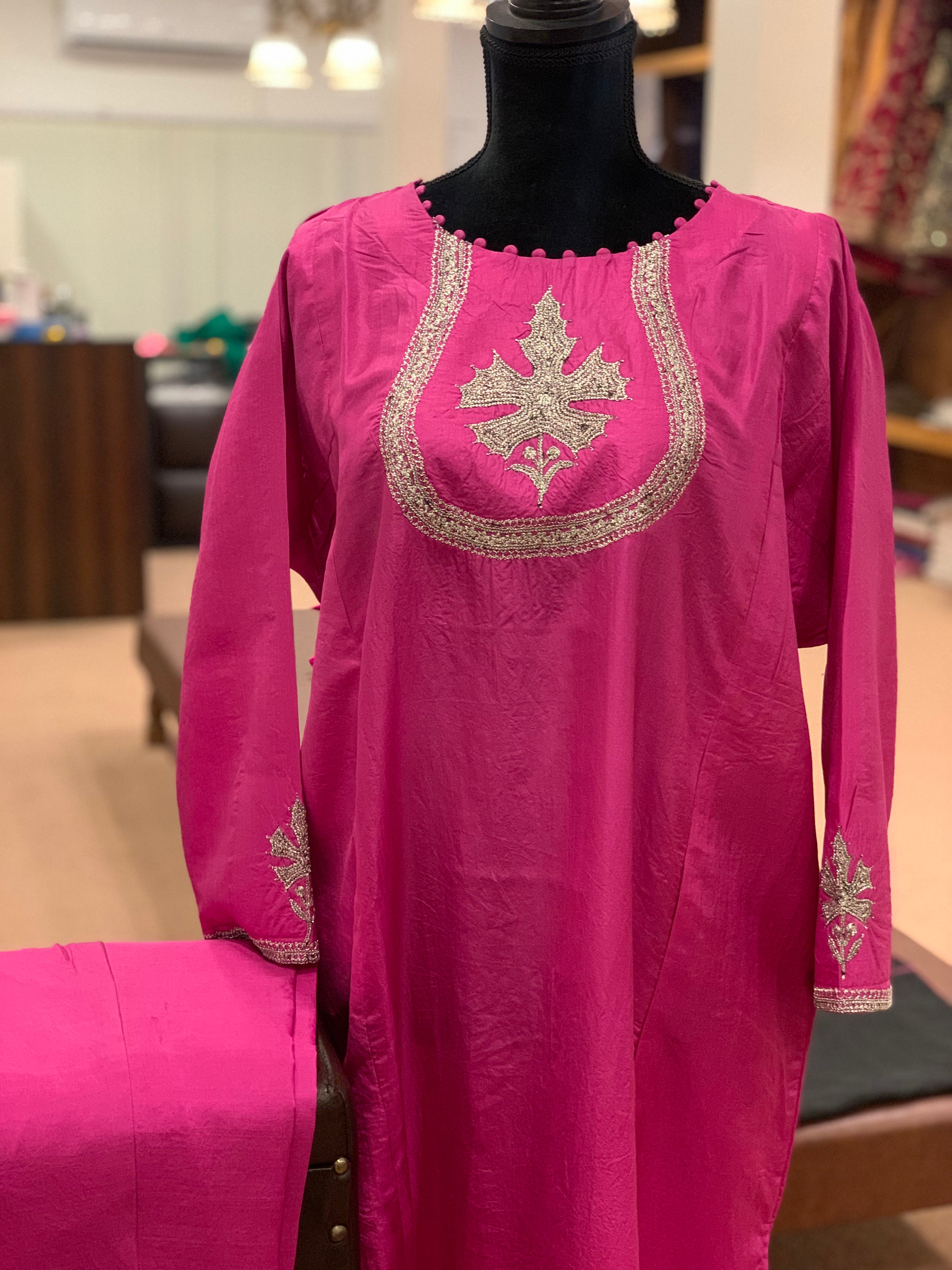 Hand Tilla pure silk 2pc stitched