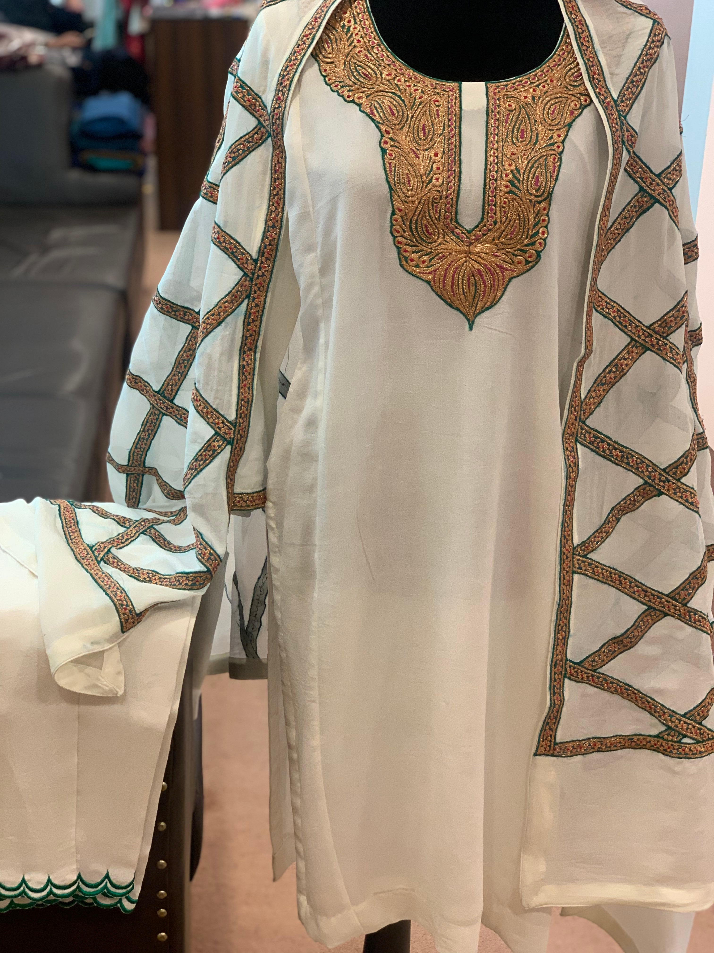 Pure chinnon 3 piece suit