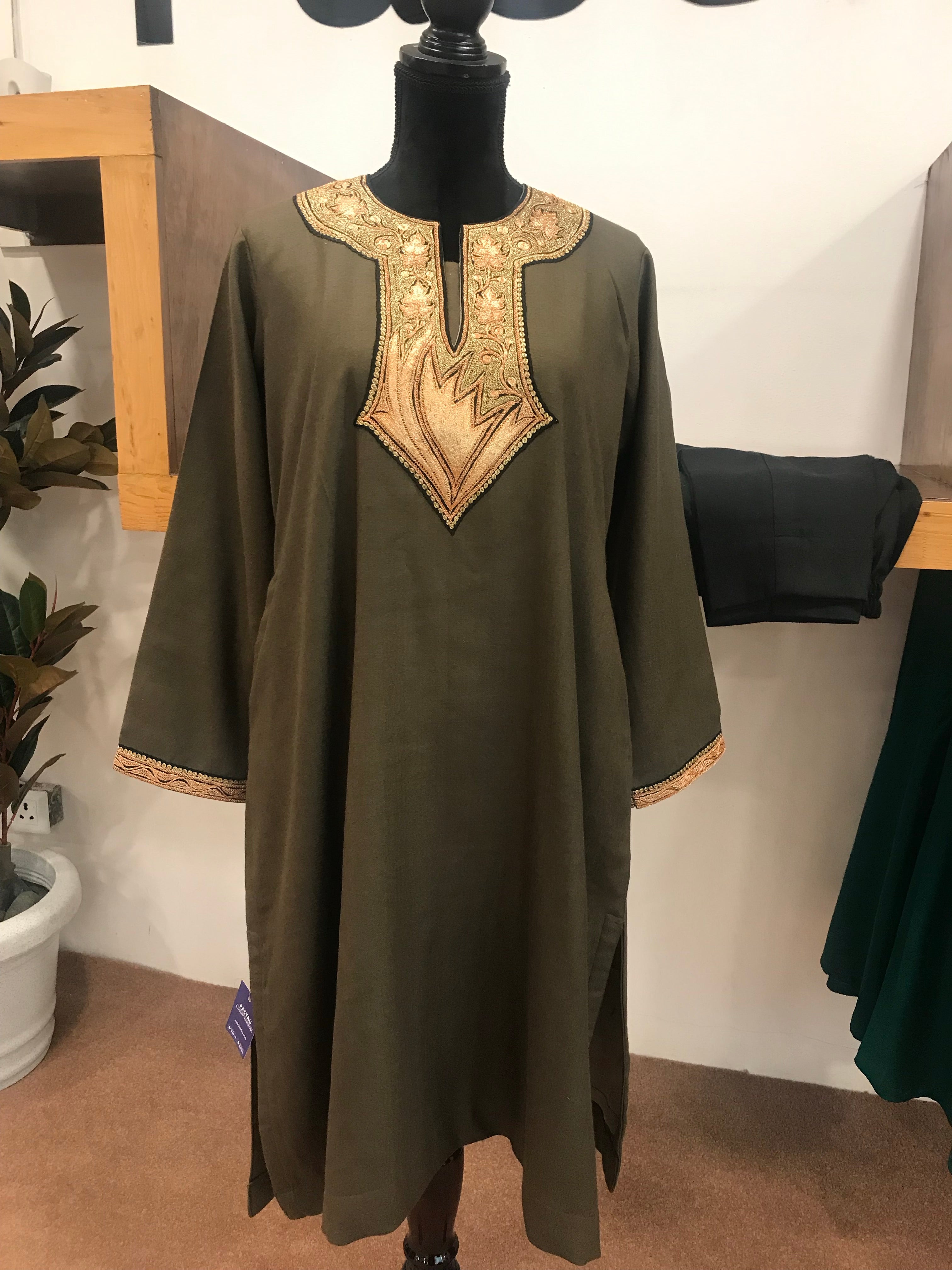 Purepashmina purewool blend kurta set pwb104