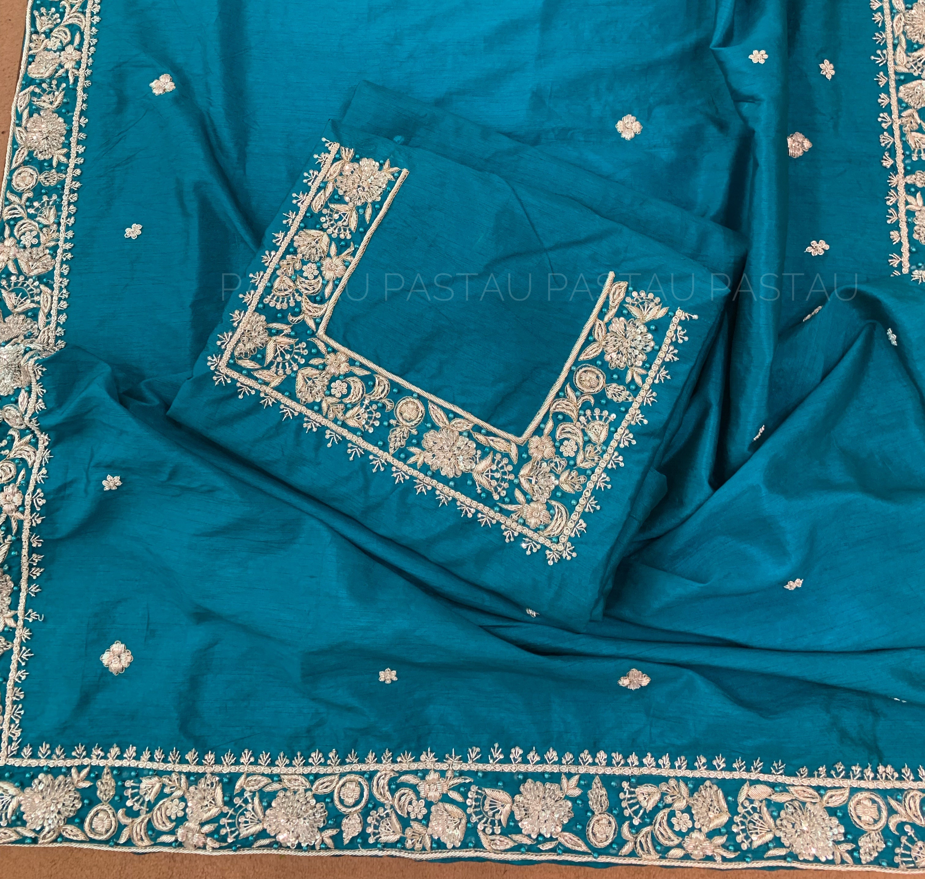 Handembroidered Dress 3pc unstitched