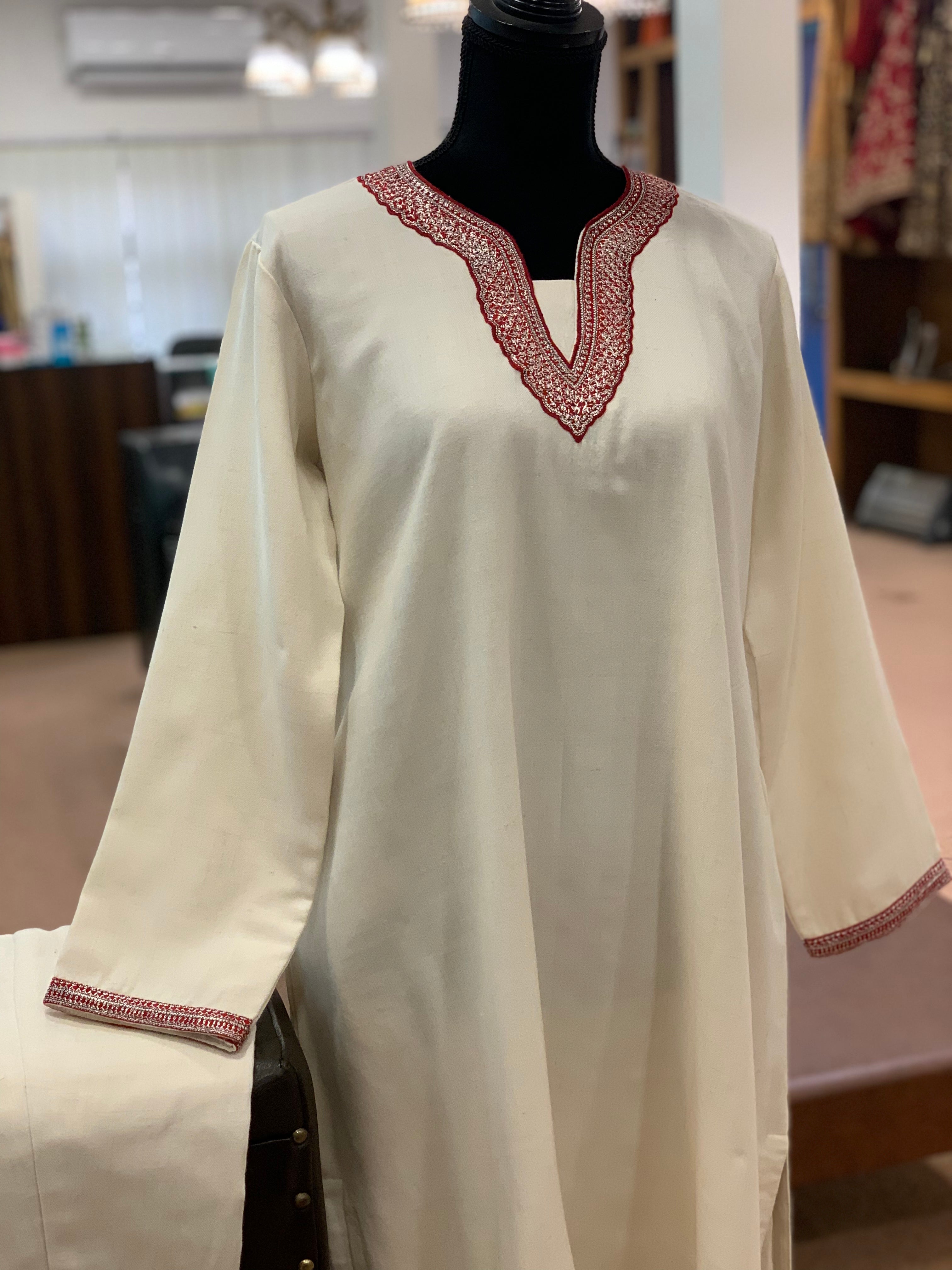 Purepashmina purewool blend kurta set pwb115