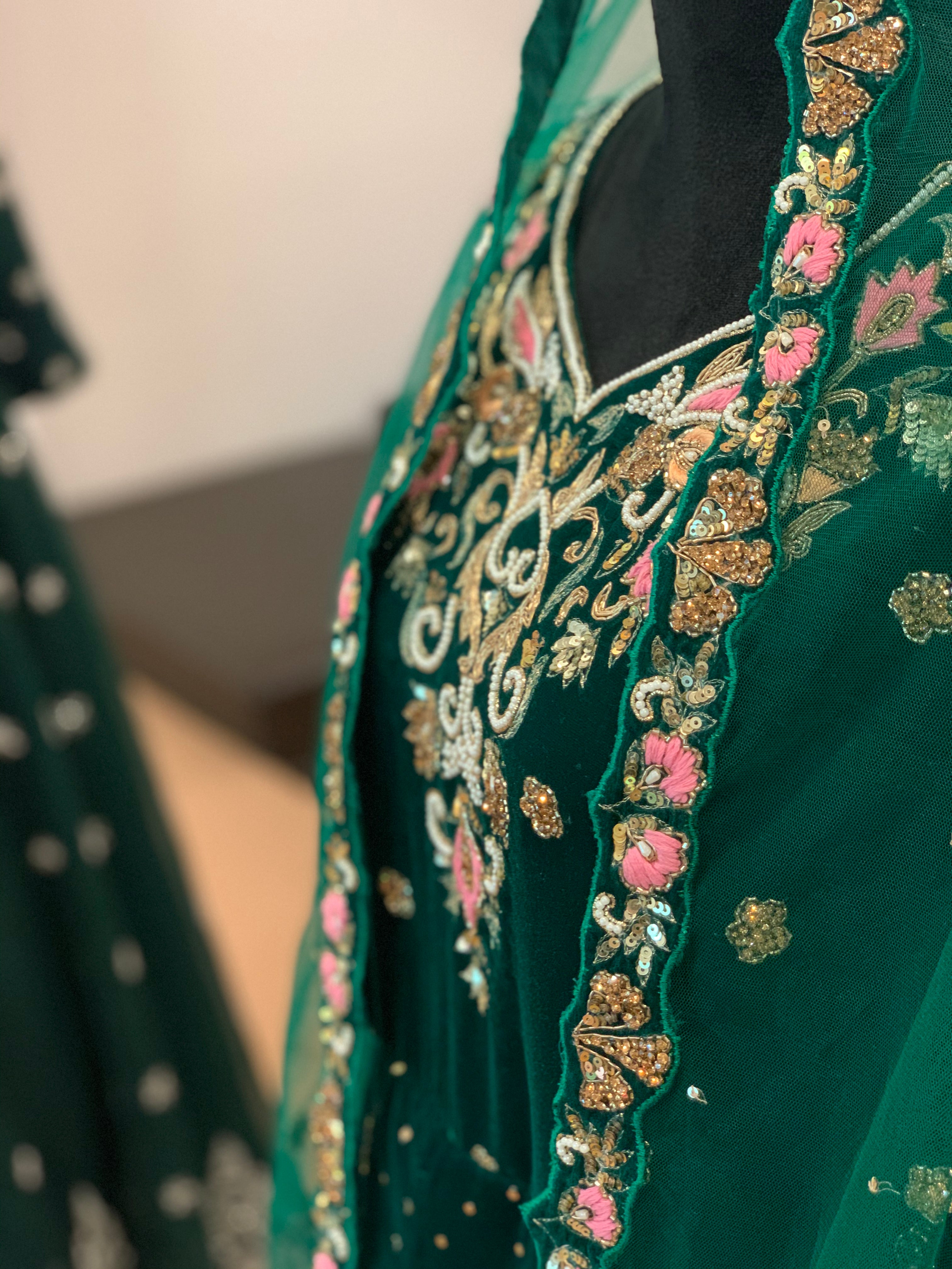 Handembroidered Gown