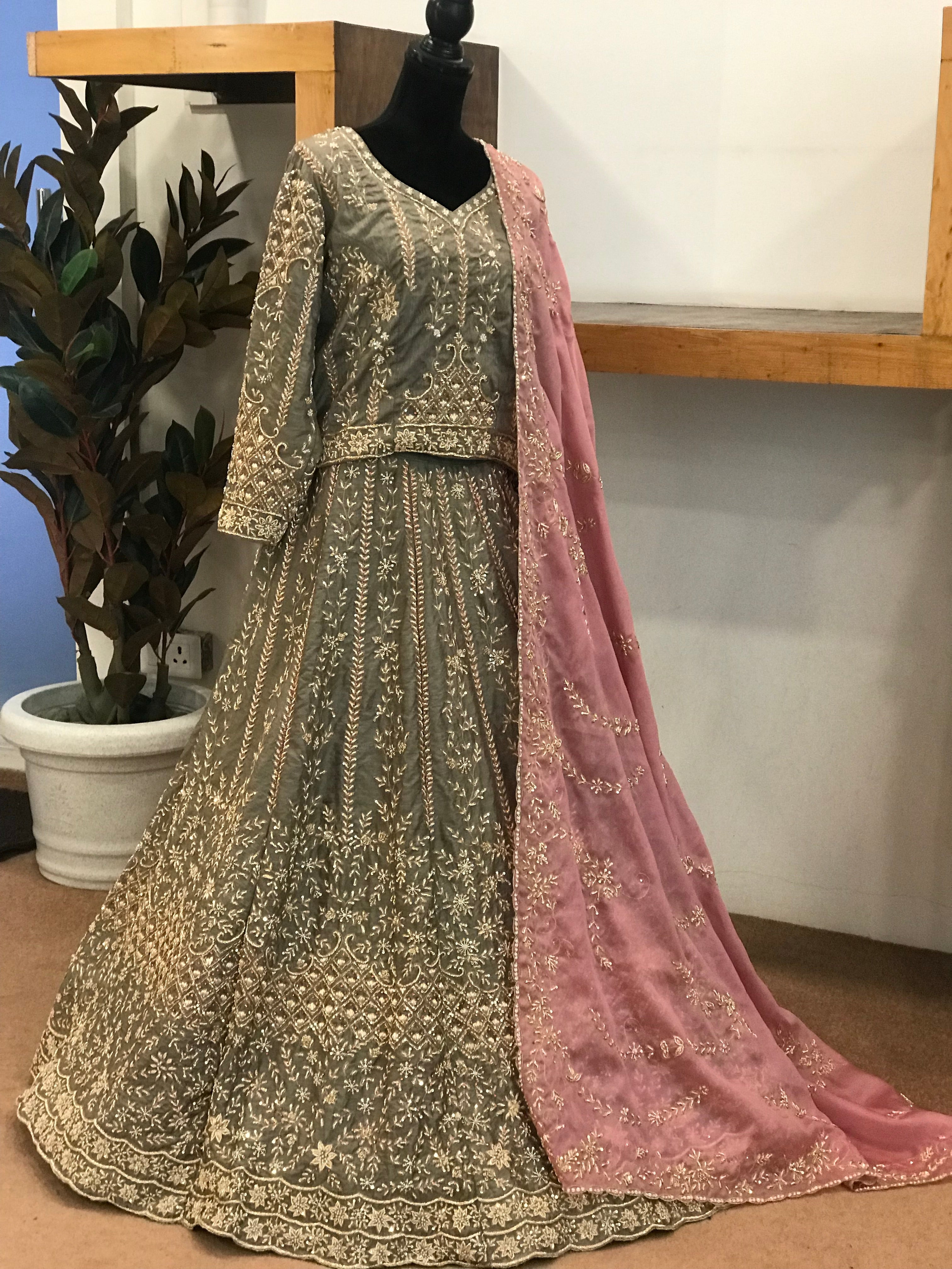 Handembroidered Bridal Lehanga