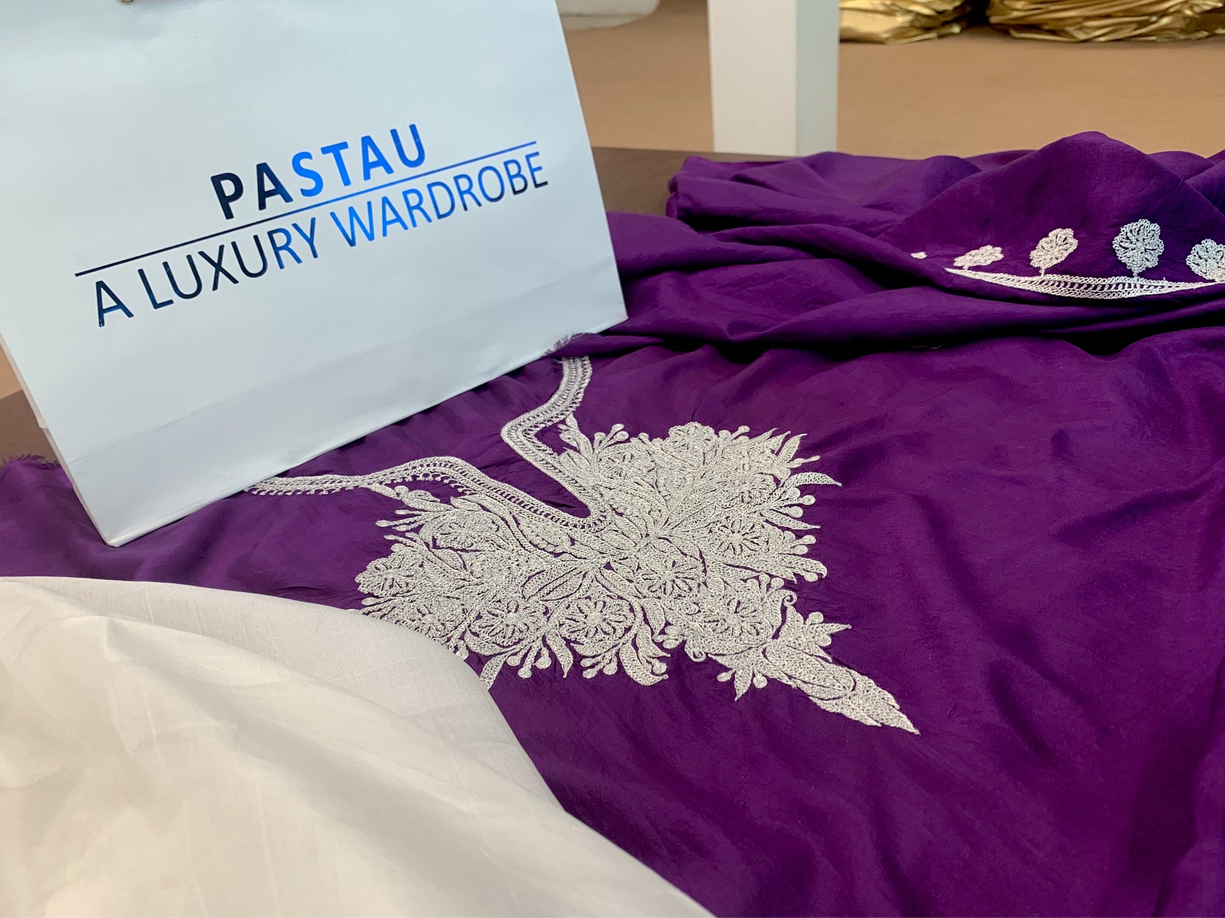 Hand Tilla pure silk 3pc unstitched