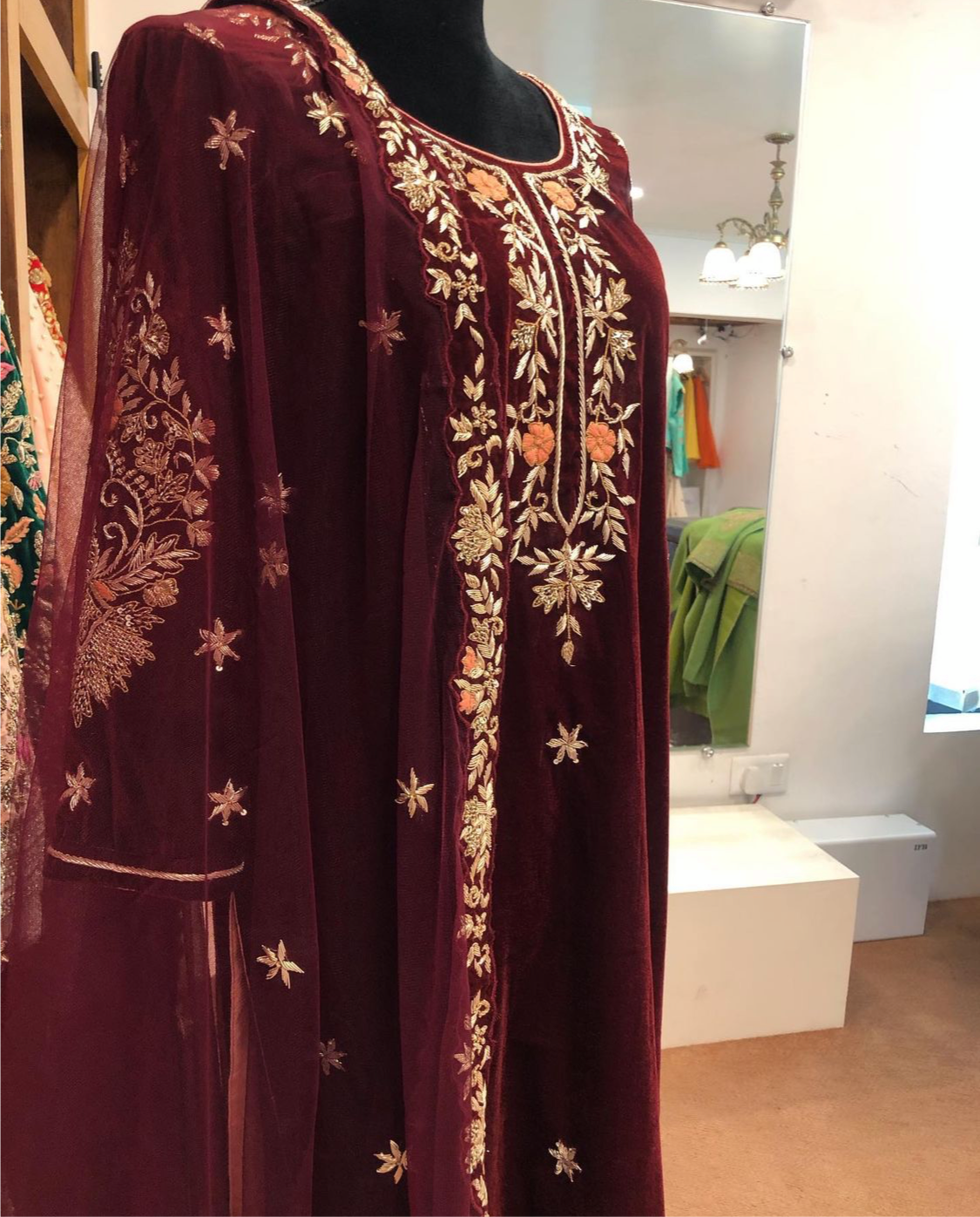 Handembroidered Dress - Pastau