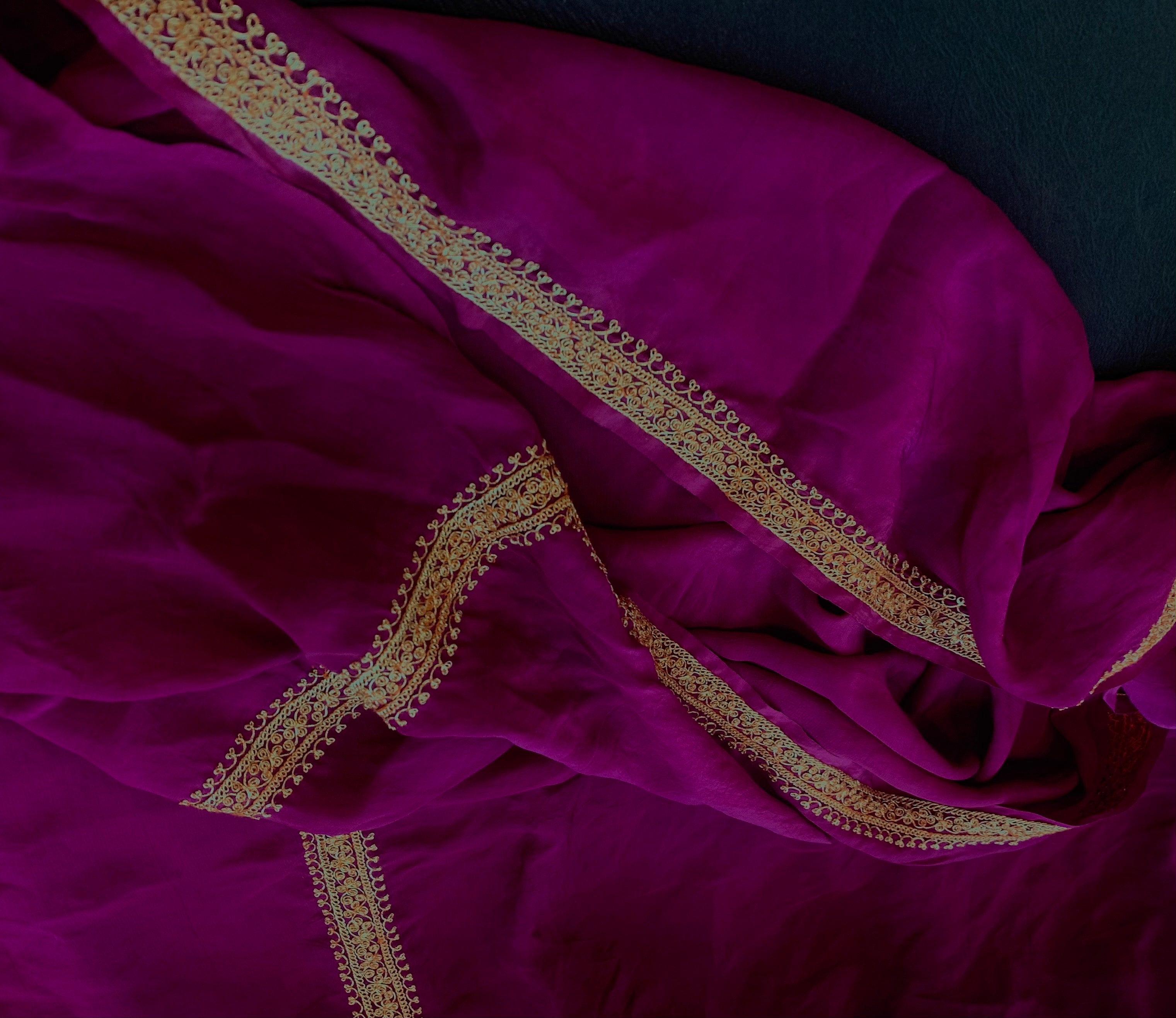 Hand Tilla crepe 3 pc unstitched