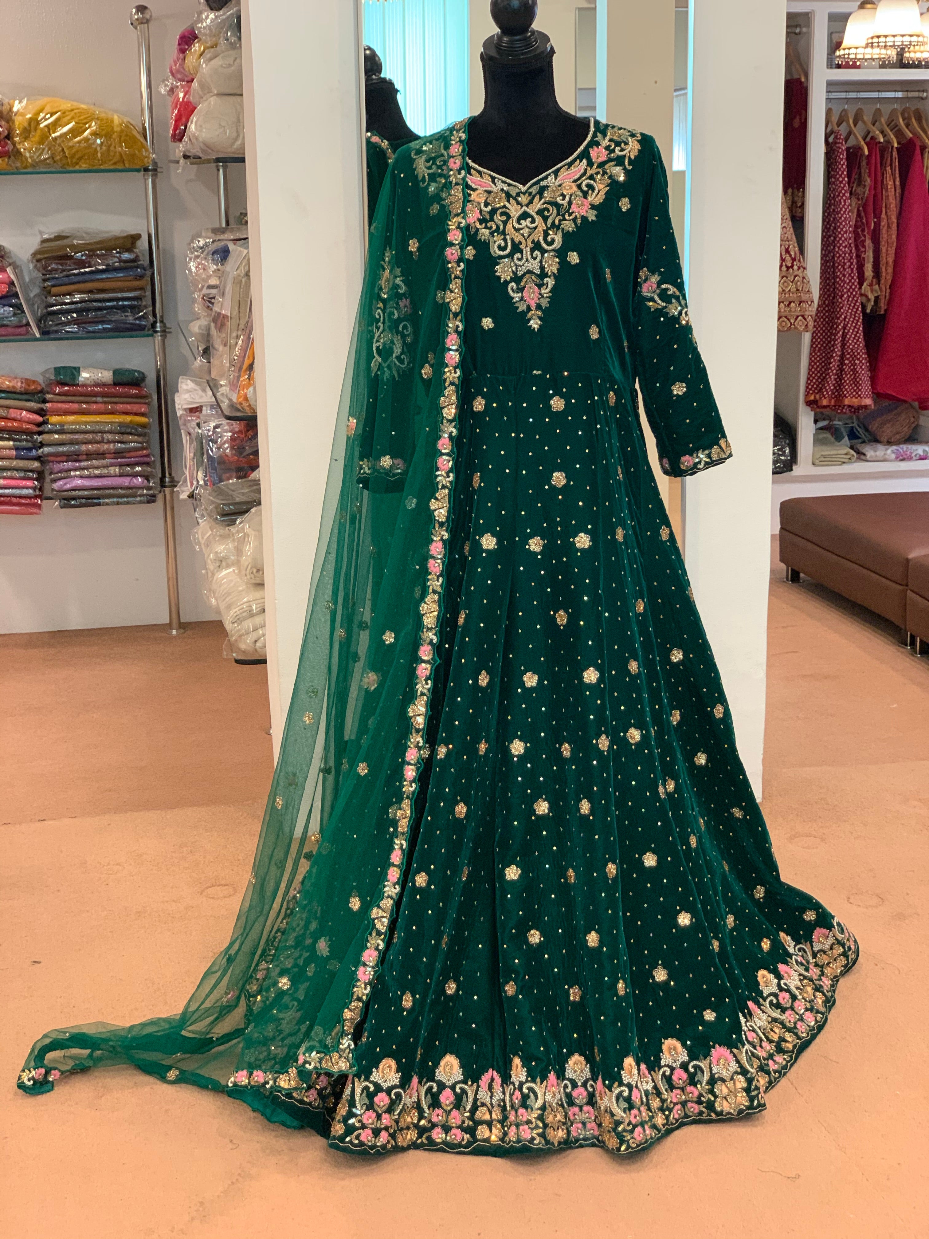 Handembroidered Gown