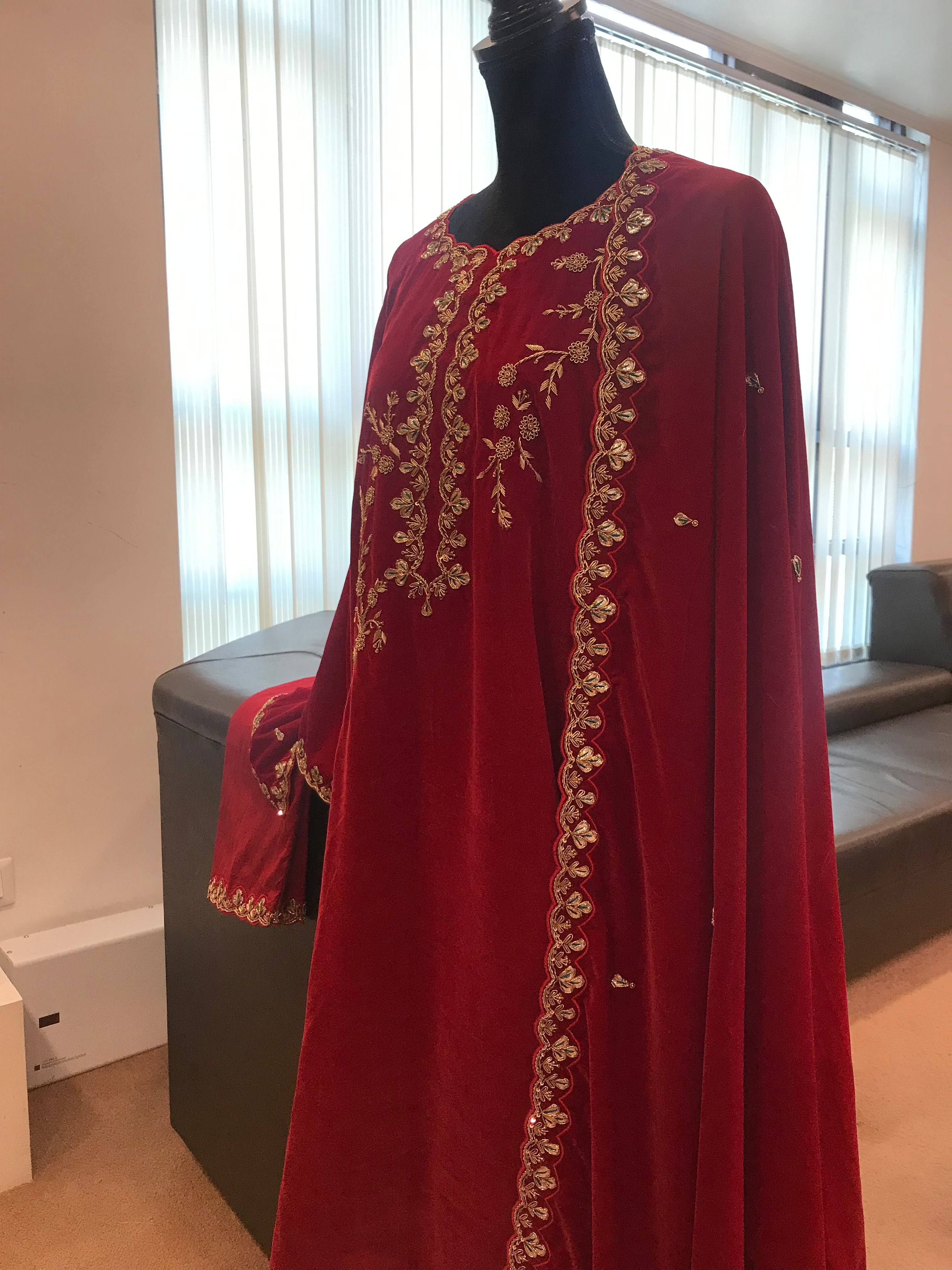 Hand embroidered Suit 3pc stitched