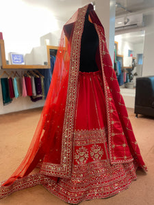 Red Bridal lehanga