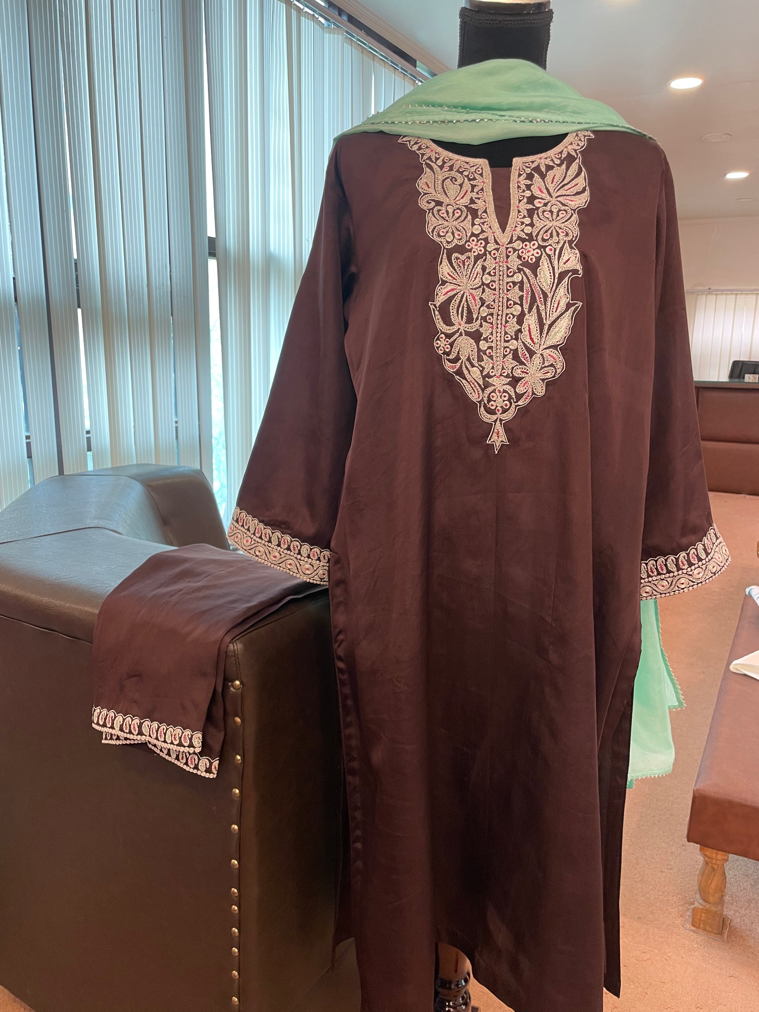 Puresilk 3 piece kurta set