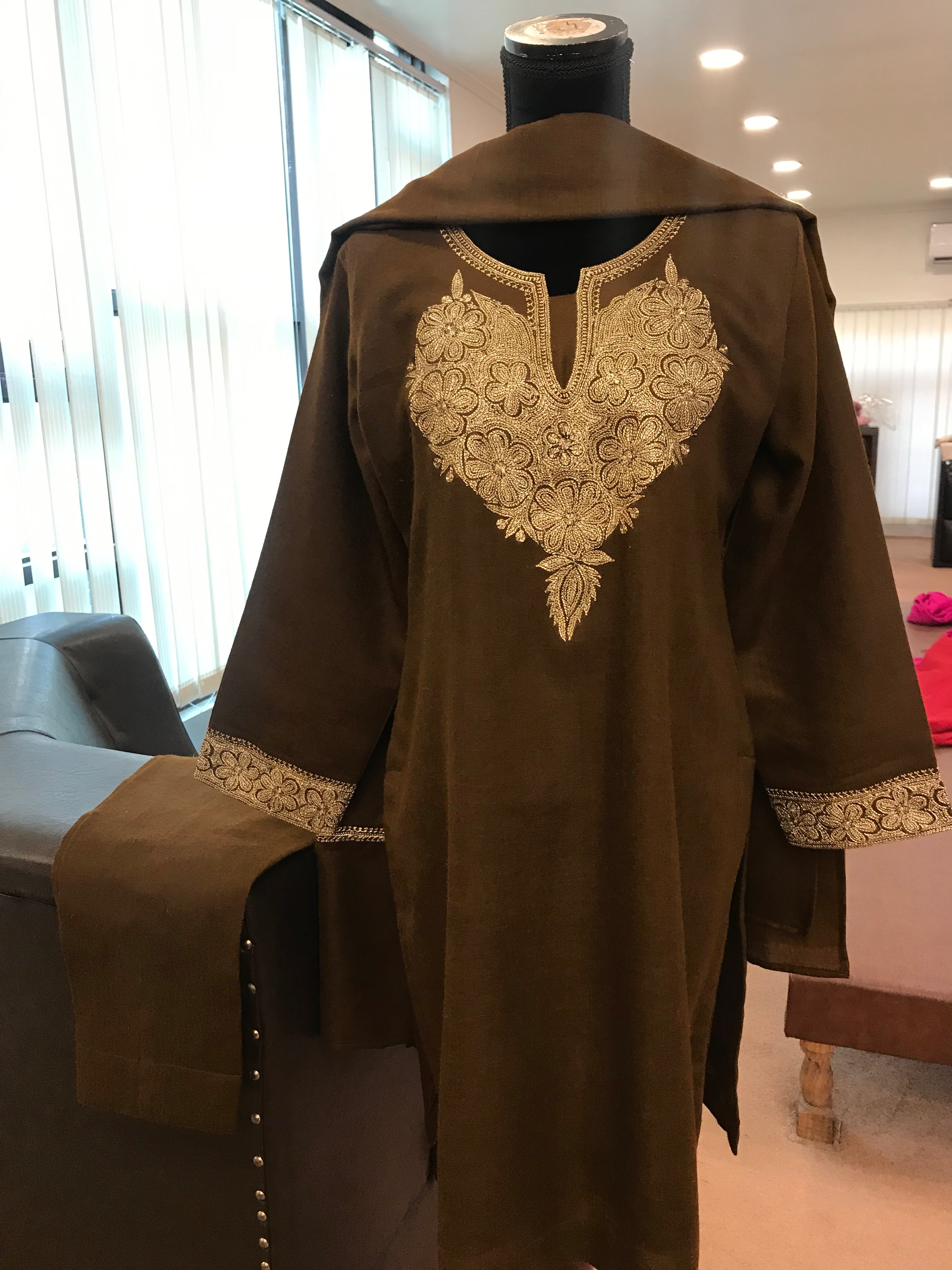 Purepashmina purewool blend kurta set