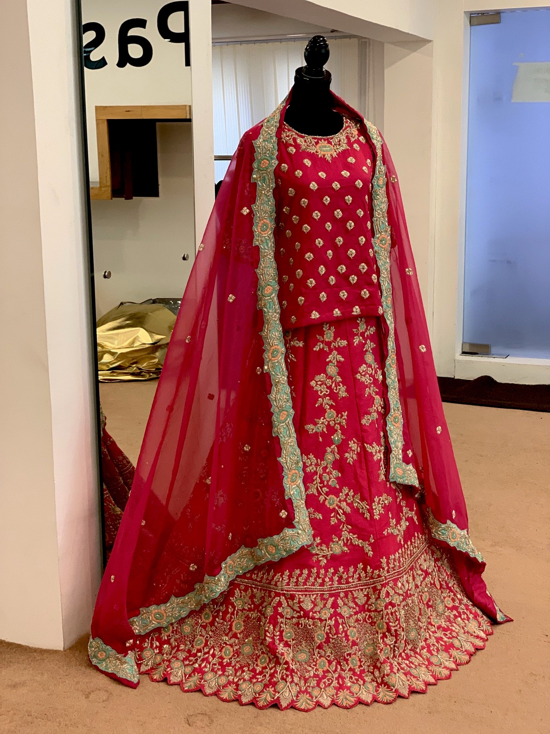 Handembroidered Bridal Lehanga