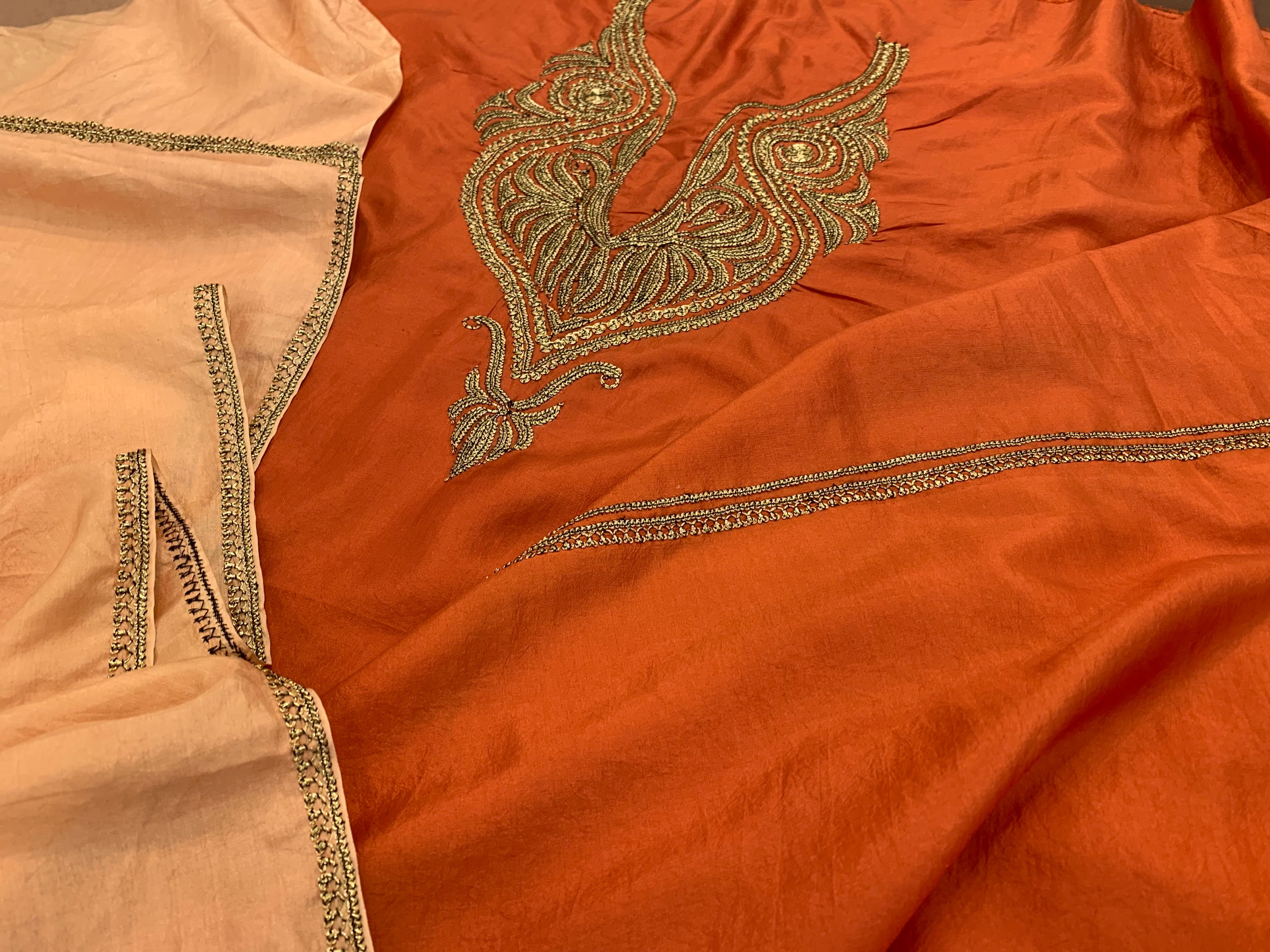 Hand Tilla 3pc pure silk unstitched