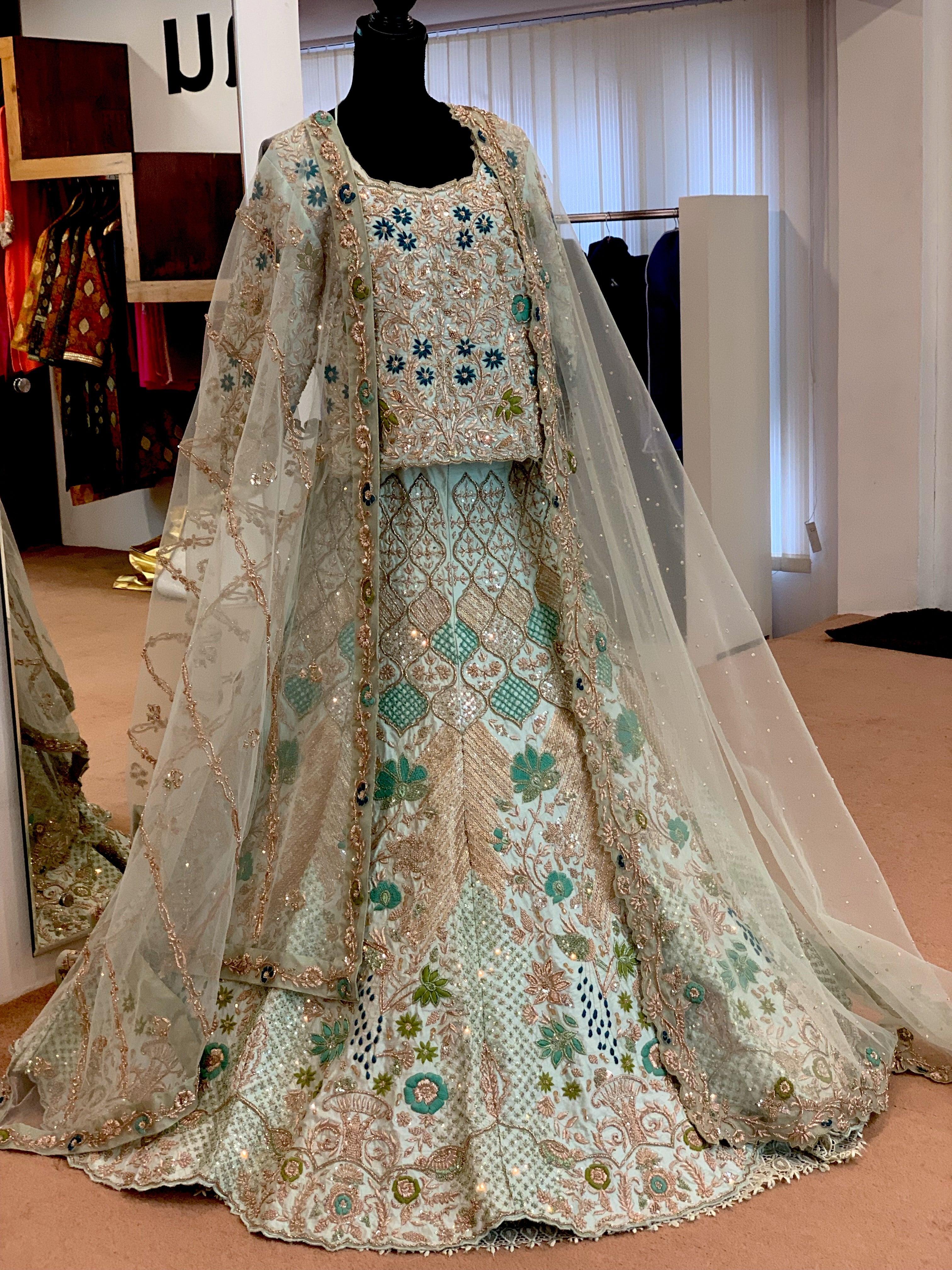 Handembroidered Bridal Lehanga